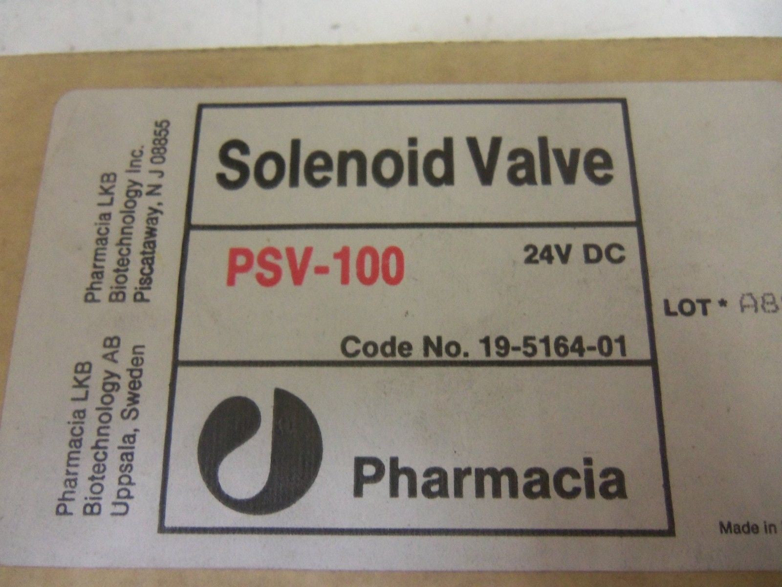 PHARMATIC PSV-100 *NEW IN BOX*