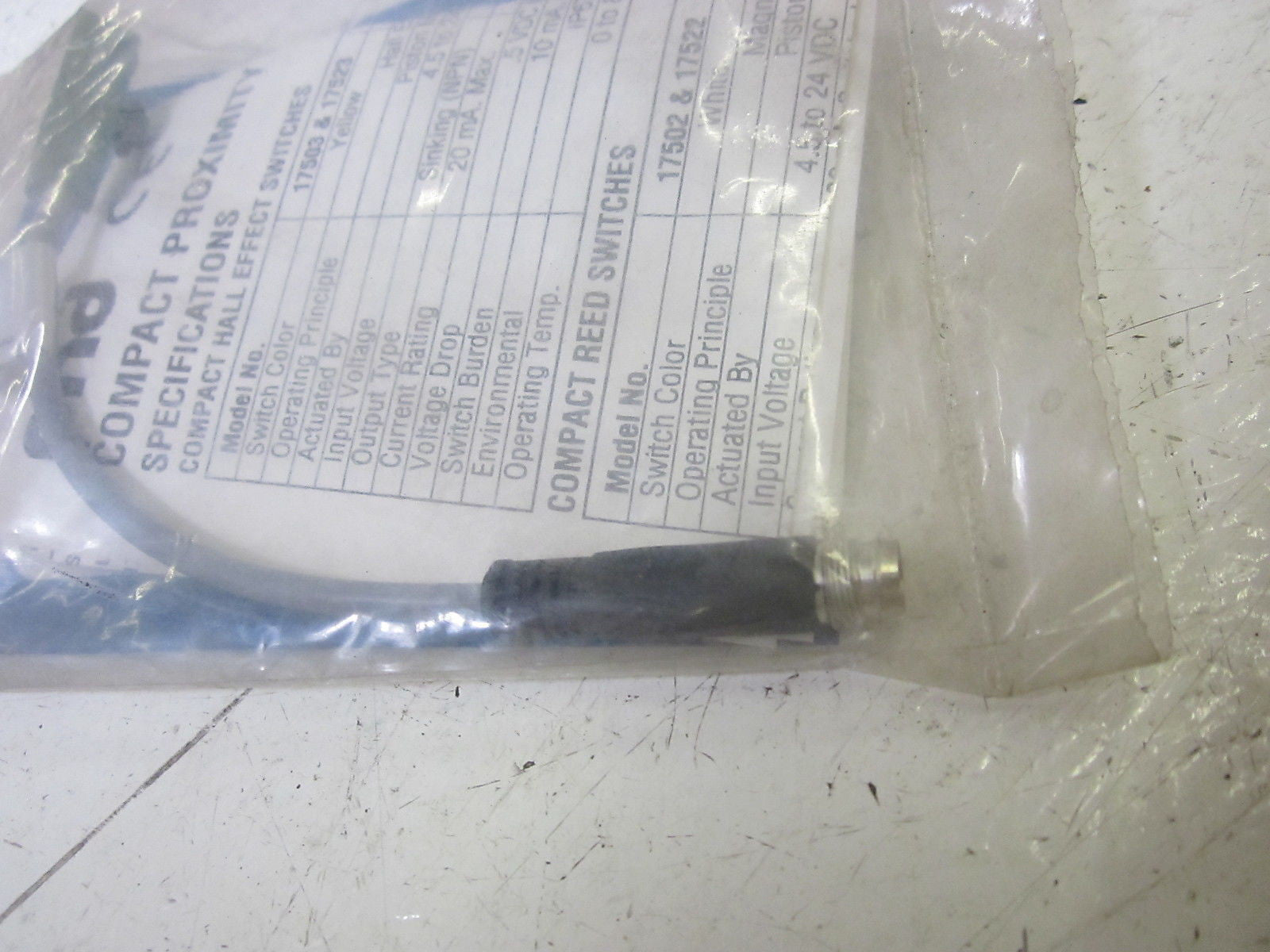 PHD 17529-2 PROXIMITY SWITCH 110-120VAC *NEW IN A FACTORY BAG*