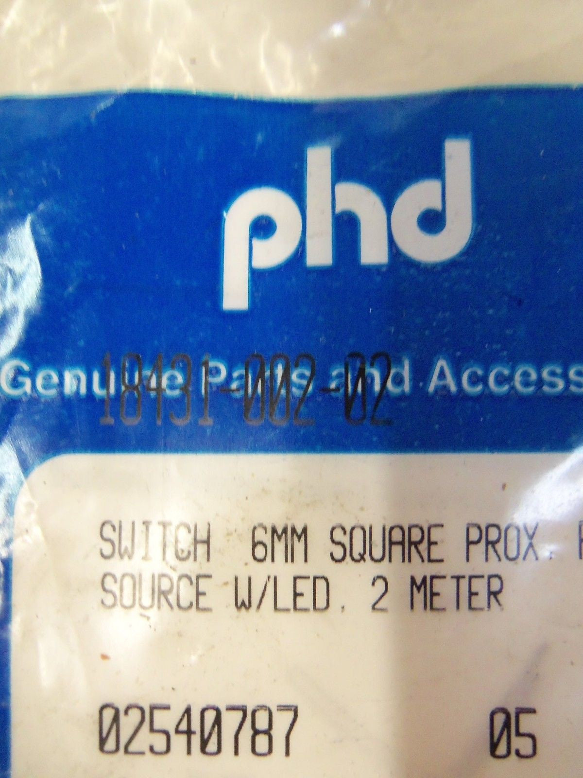 PHD 18431-002-02 PROXIMITY SWITCH W/LED *NEW IN FACTORY BAG*