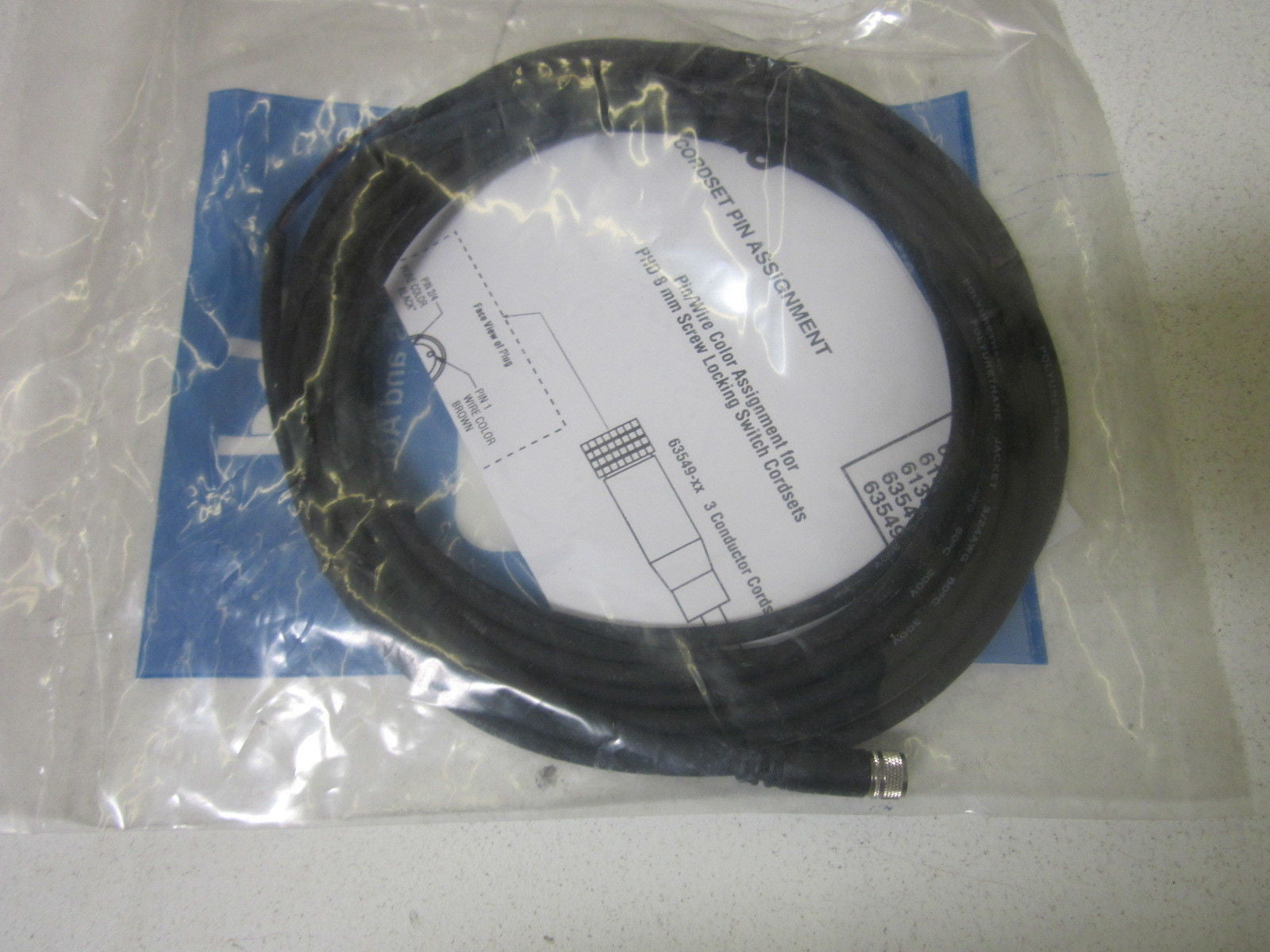 PHD 63549-05 CORDSET FEMALE CONNECTOR *NEW IN FACTORY BAG*