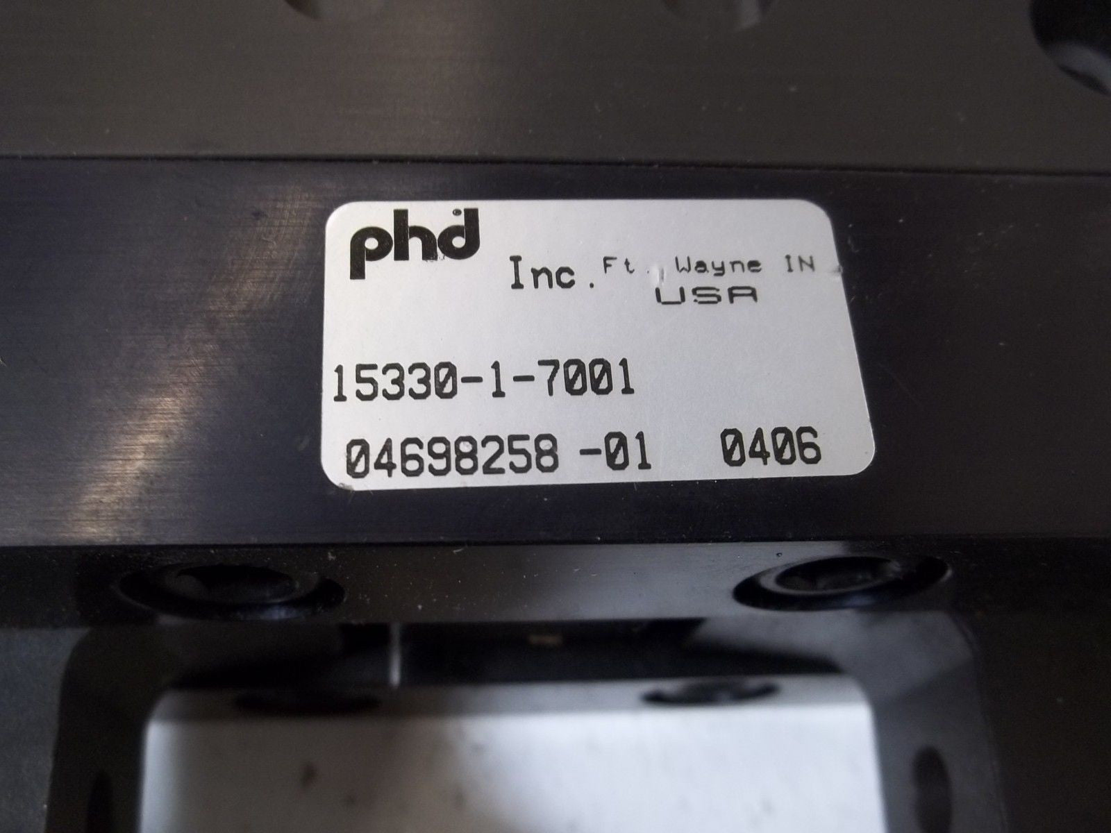 PHD INC. 15330-1-7001 *USED*