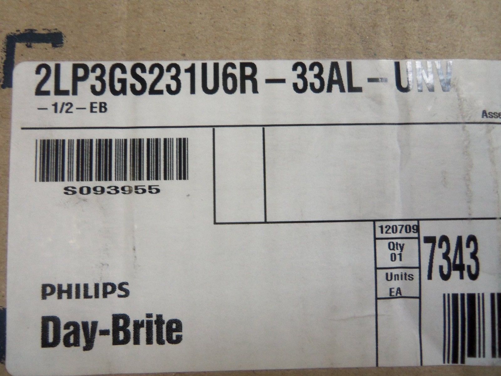 PHILIPS 2LP3GS231U6R-33AL-UNV *NEW IN BOX*