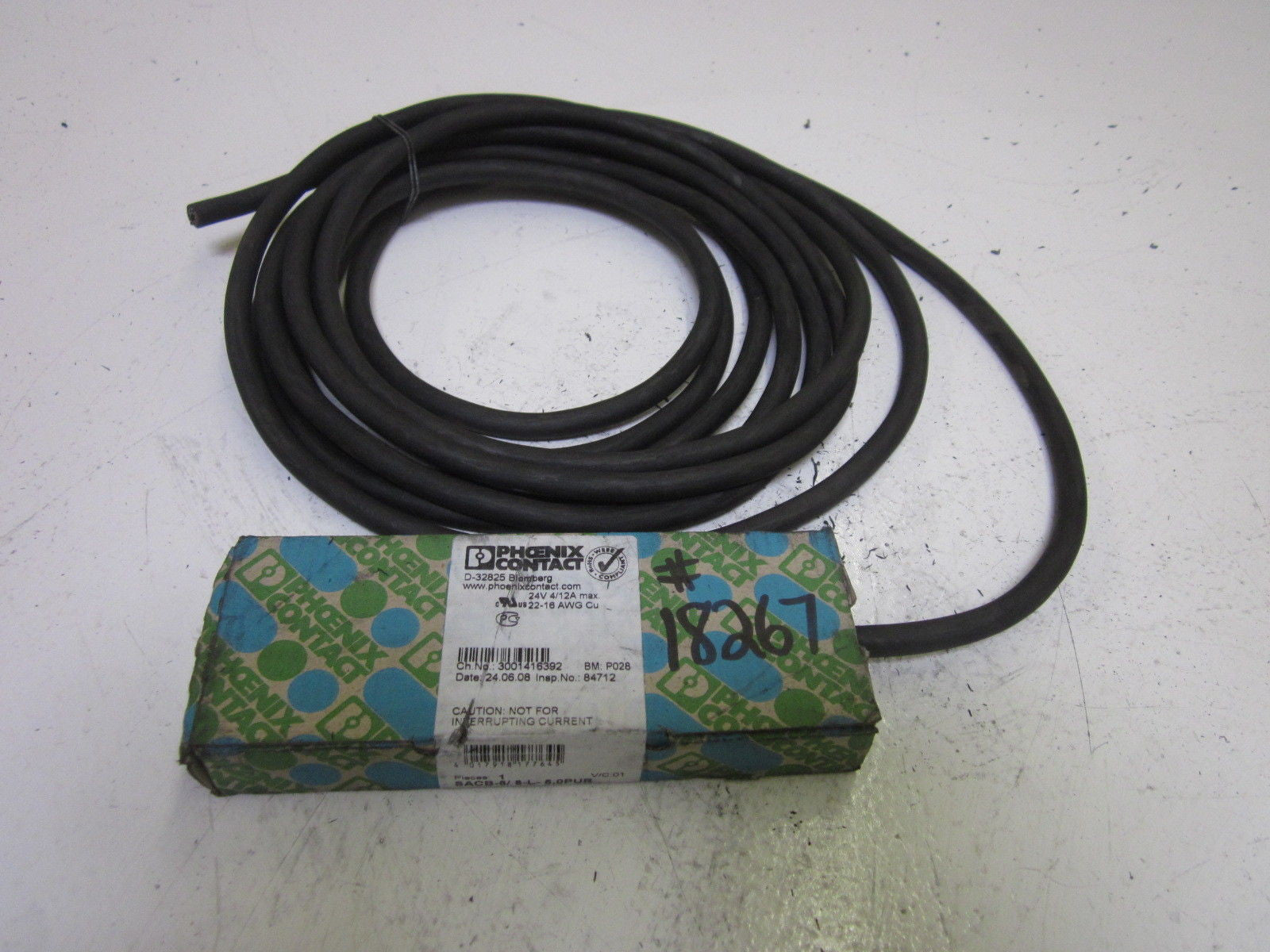 PHOENIX CONTACT SACB-8/ 8-L-5,0PUR SENSOR ACTUATOR BOX *NEW NO BOX*