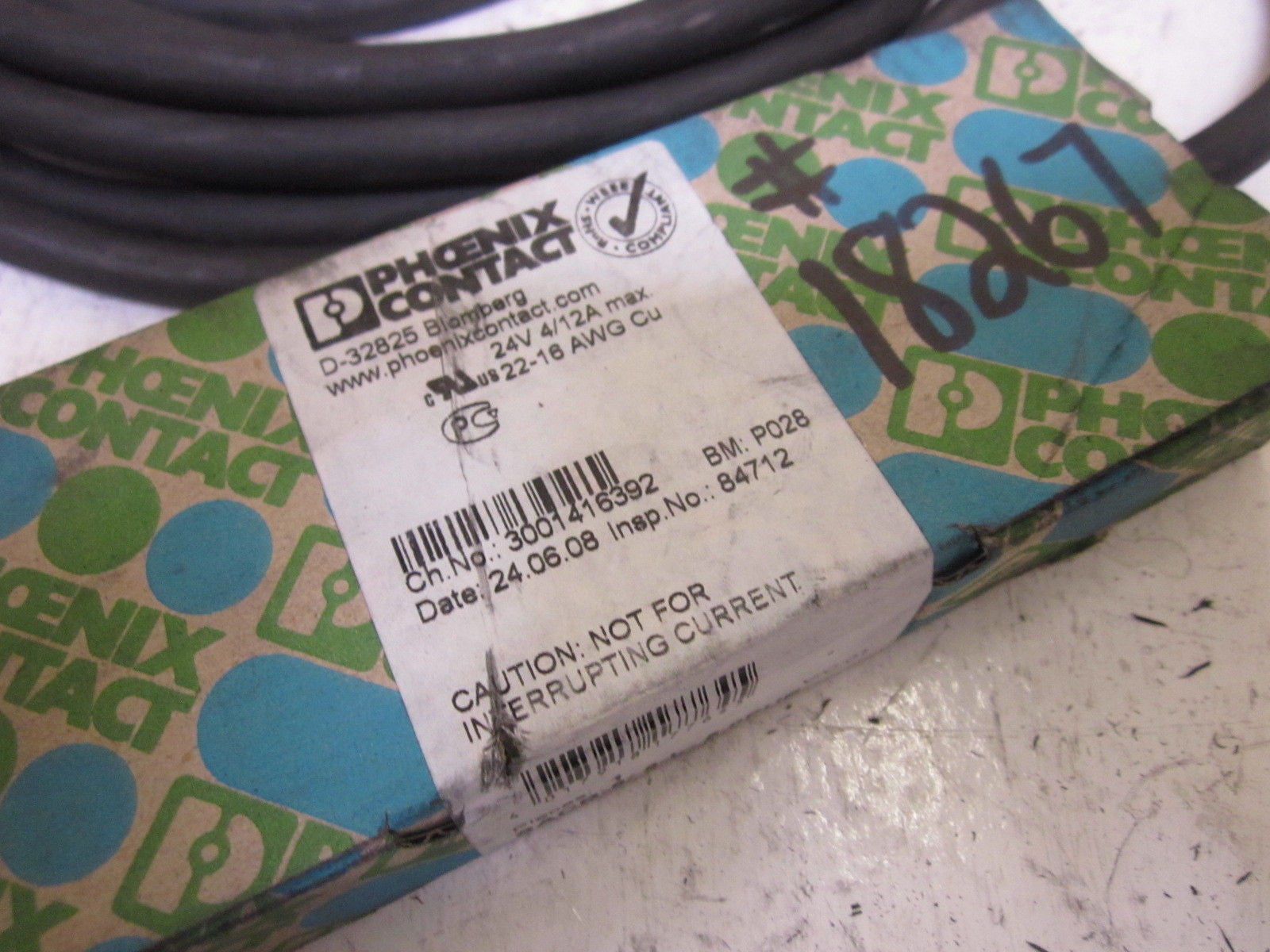 PHOENIX CONTACT SACB-8/ 8-L-5,0PUR SENSOR ACTUATOR BOX *NEW NO BOX*