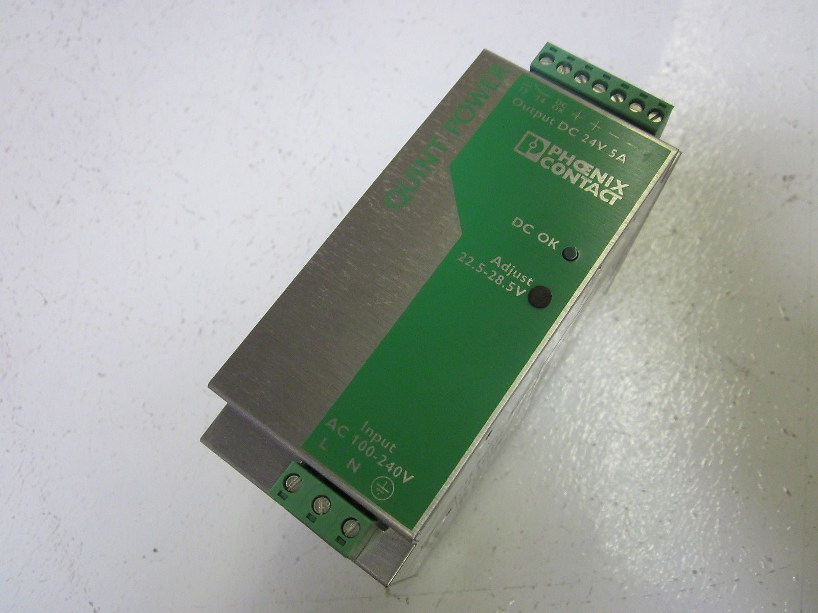 PHOENIX CONTACT QUINT-PS-100-240AC/24DC/5 POWER SUPPLY (AS PIC.) *NEW IN BOX*