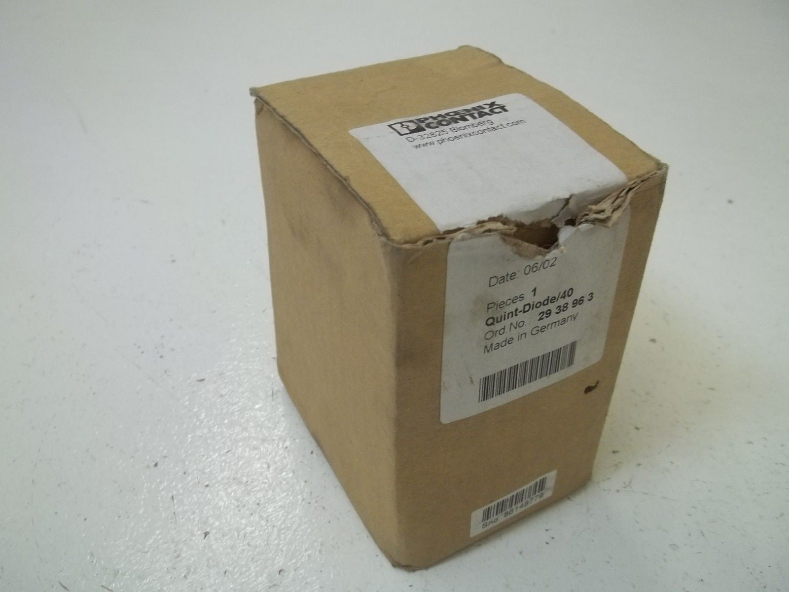 PHOENIX CONTACT QUINT-DIODE/40 REDUNDANCY MODULE *USED*