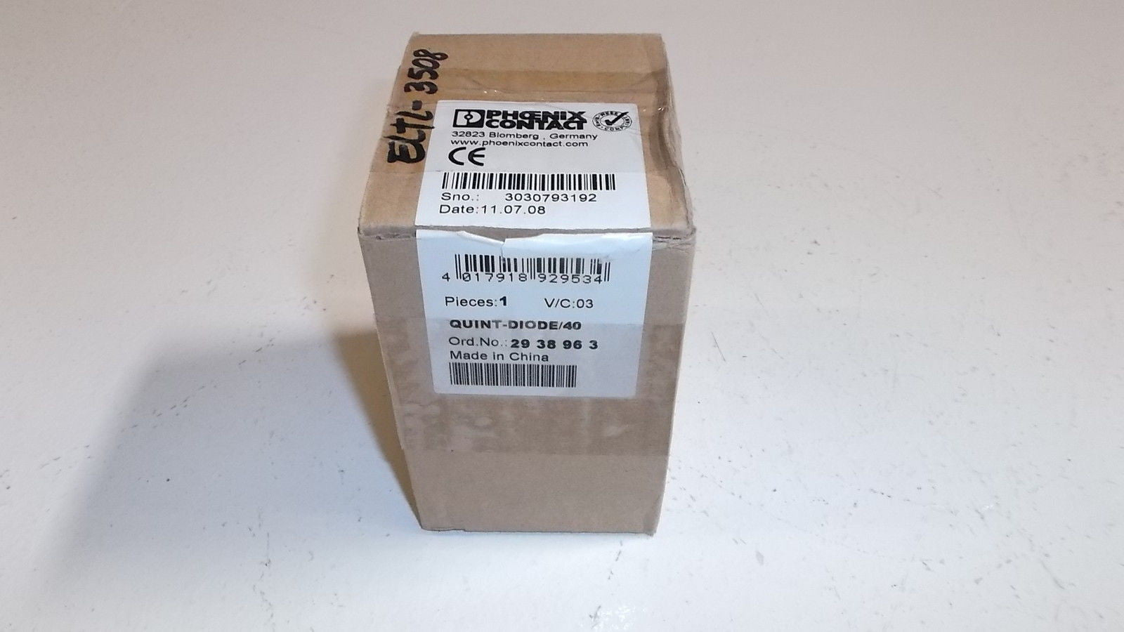 PHOENIX CONTACT REDUNDANCY MODULE QUINT-DIODE/40 *NEW IN BOX*