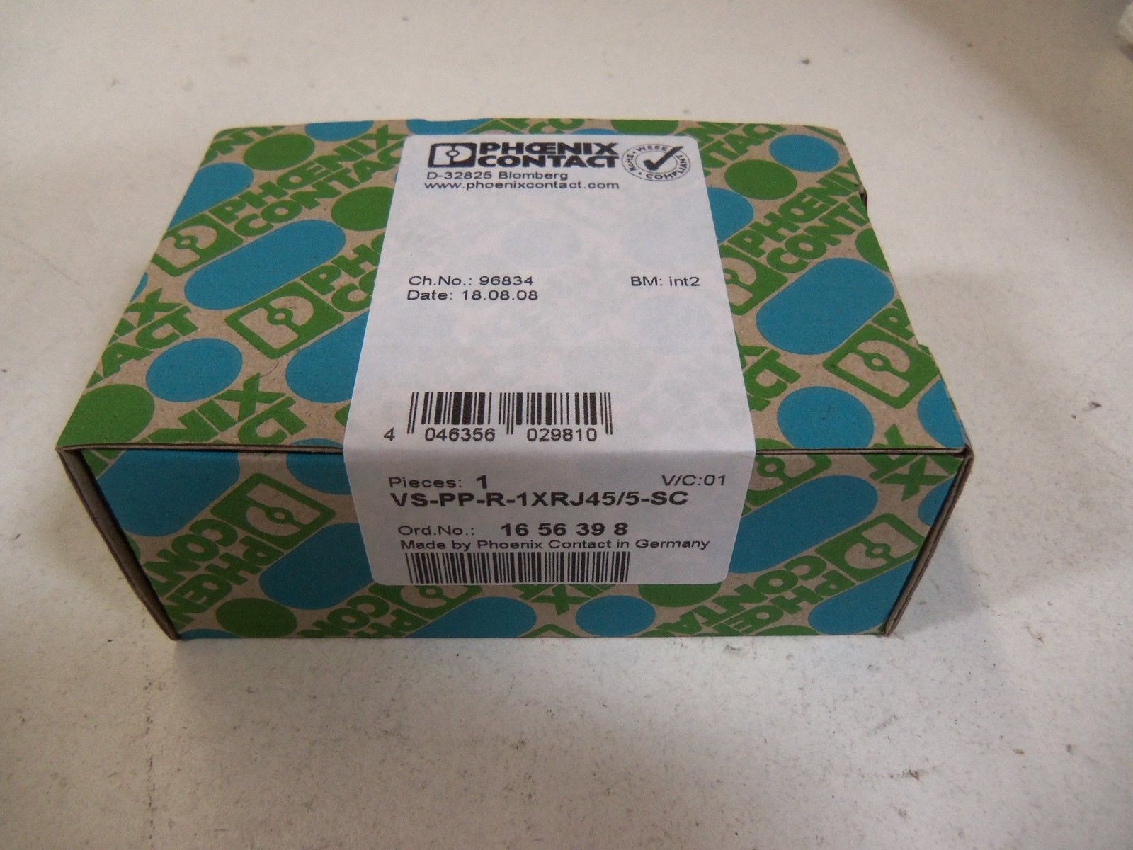 PHOENIX CONTACT VS-PP-R-1XRJ45/5-SC *NEW IN BOX*