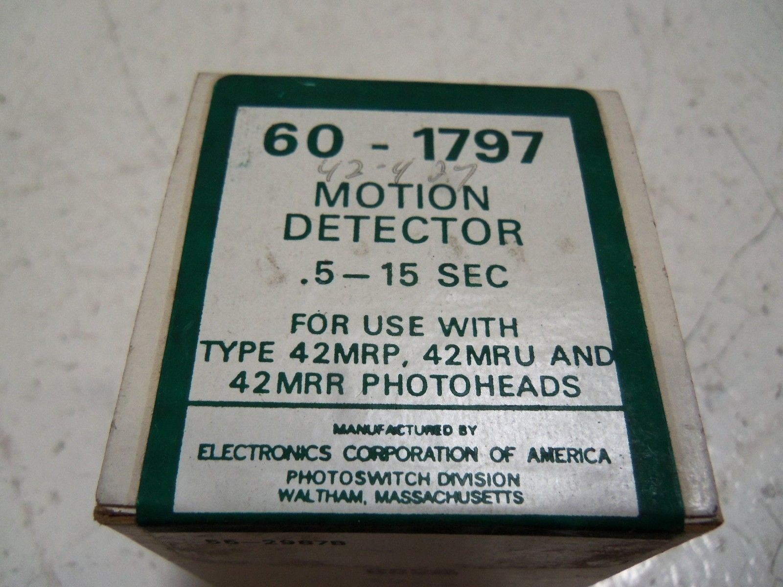 ECA 60-1797 .5-15 SEC *NEW IN BOX*
