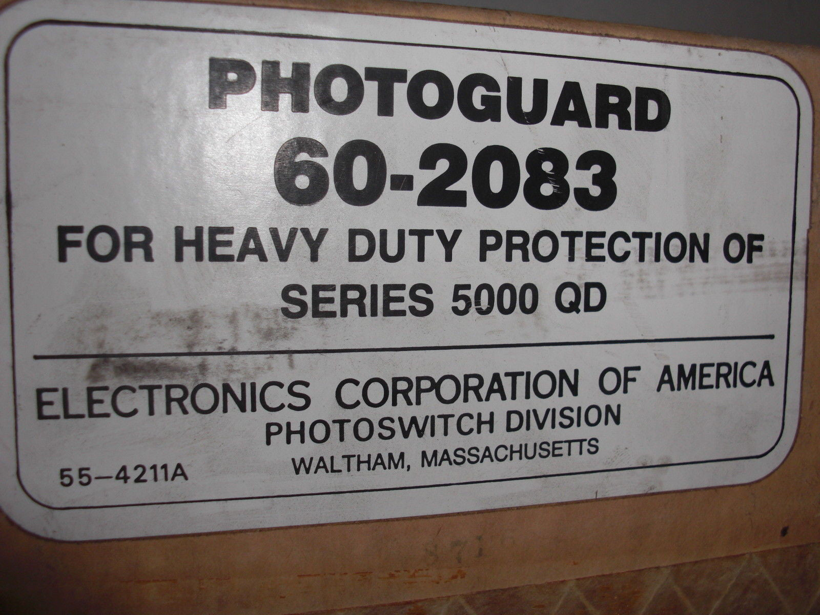 PHOTOSWITCH PHOTO GUARD 60-2083 *NEW IN BOX*