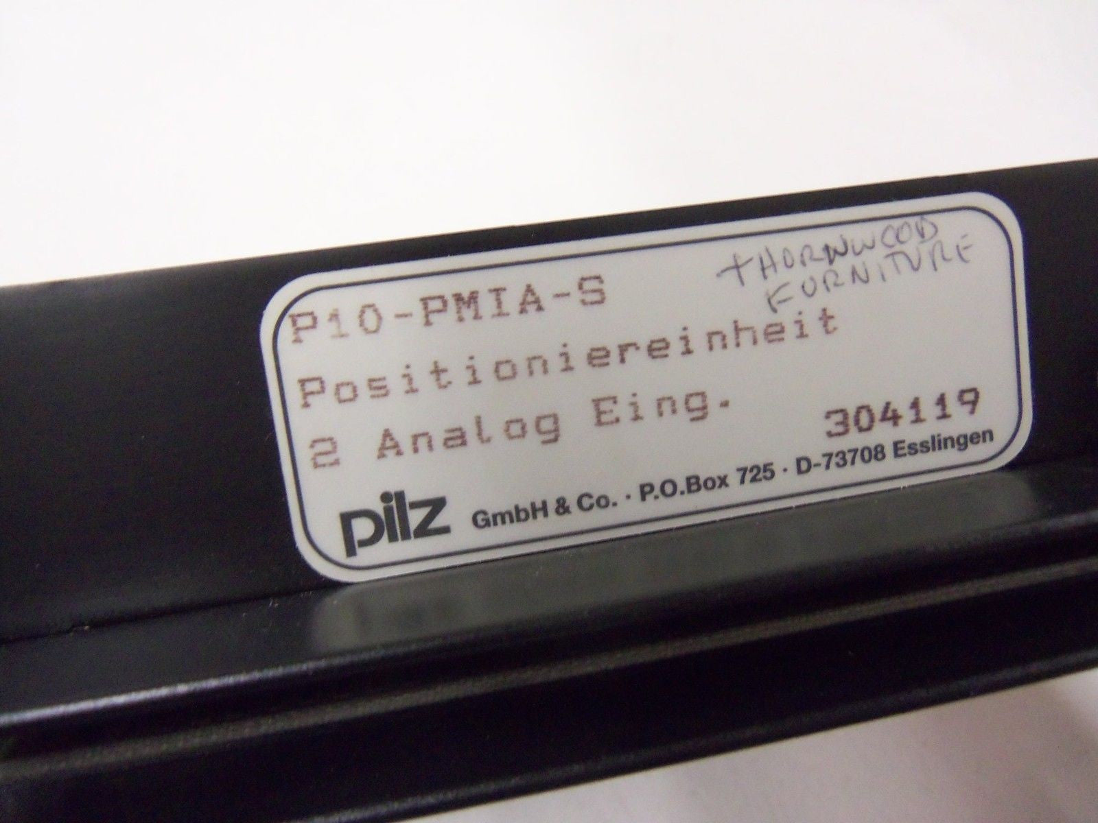 PILZ P10-PMIA-S *USED*
