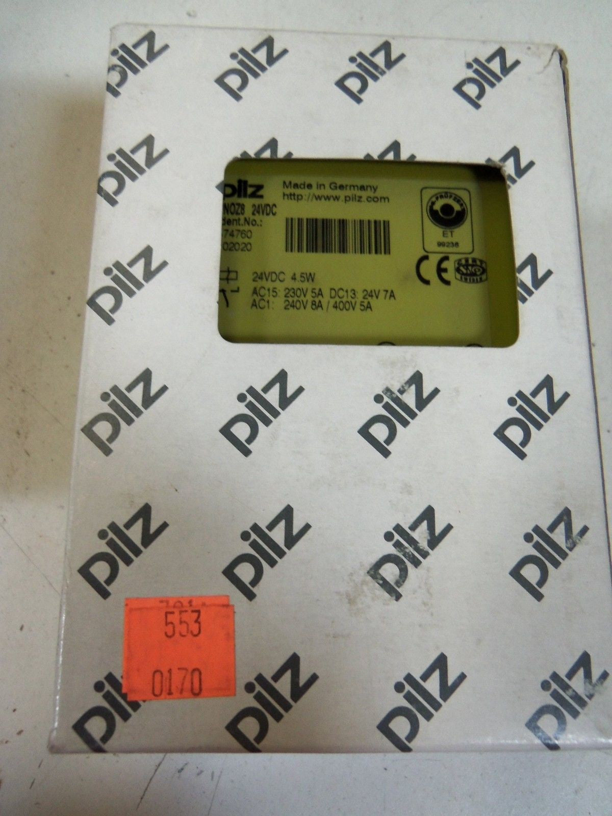 PILZ PNOZ8 24VDC *NEW IN BOX*