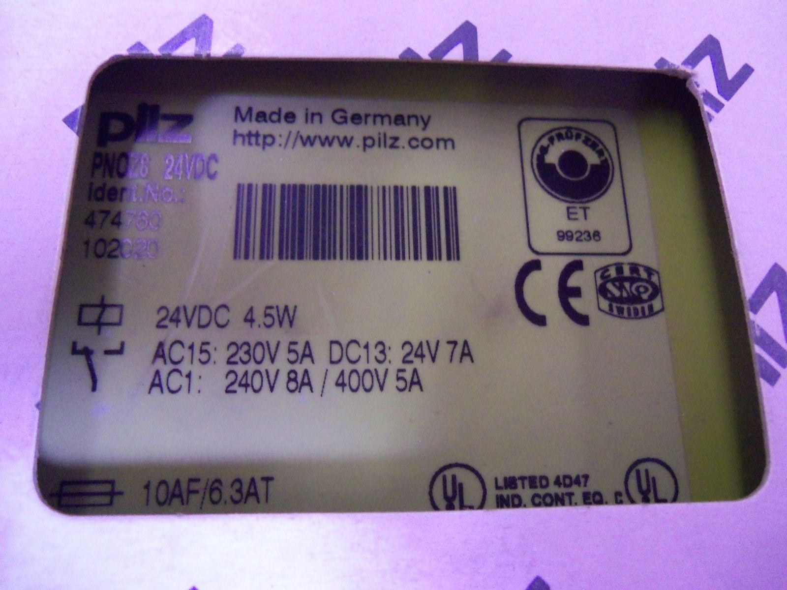 PILZ PNOZ8 24VDC *NEW IN BOX*