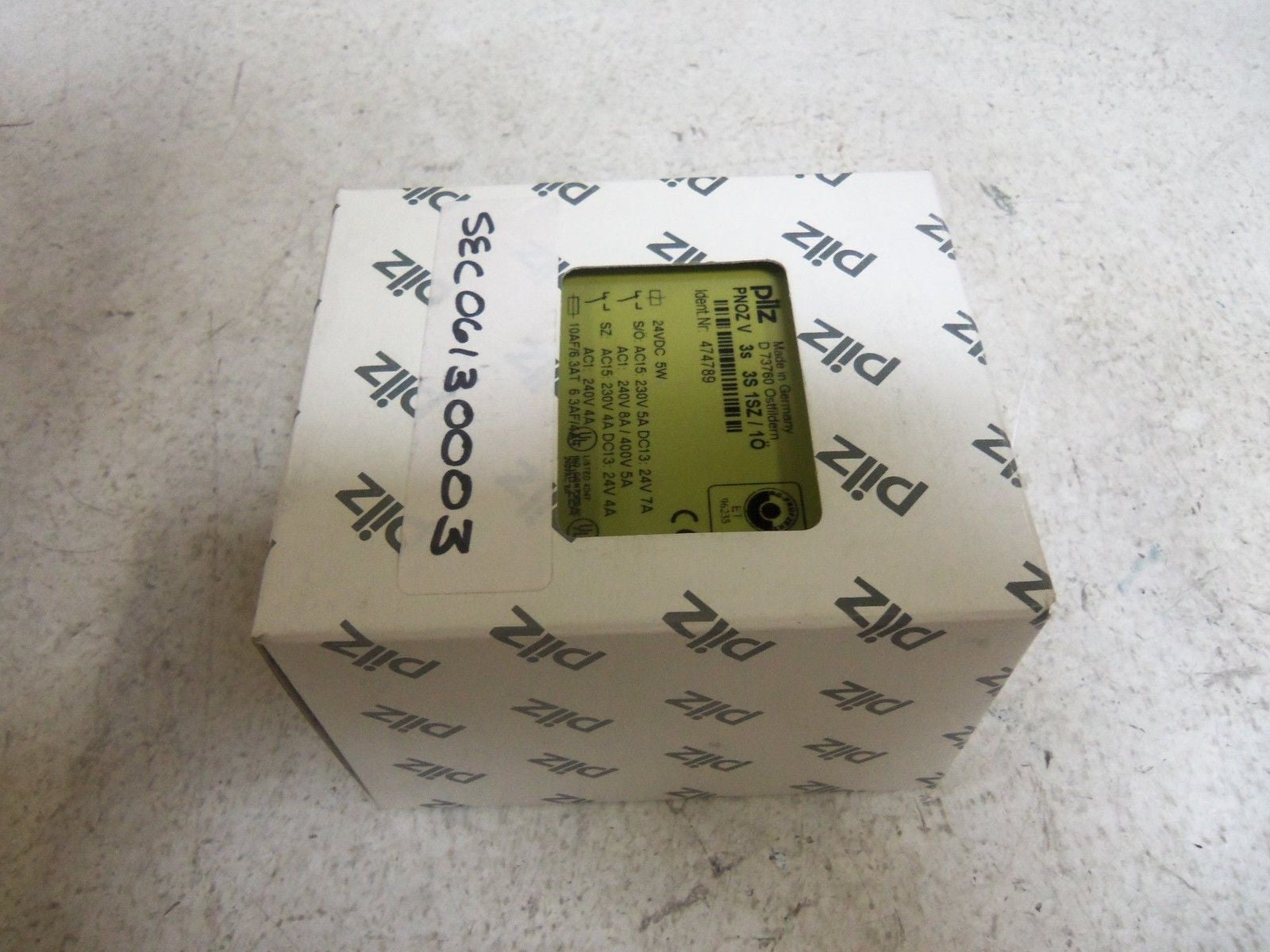 PILZ PNOZV3s3S1SZ/1O 474789 SAFETY RELAY *NEW IN BOX*