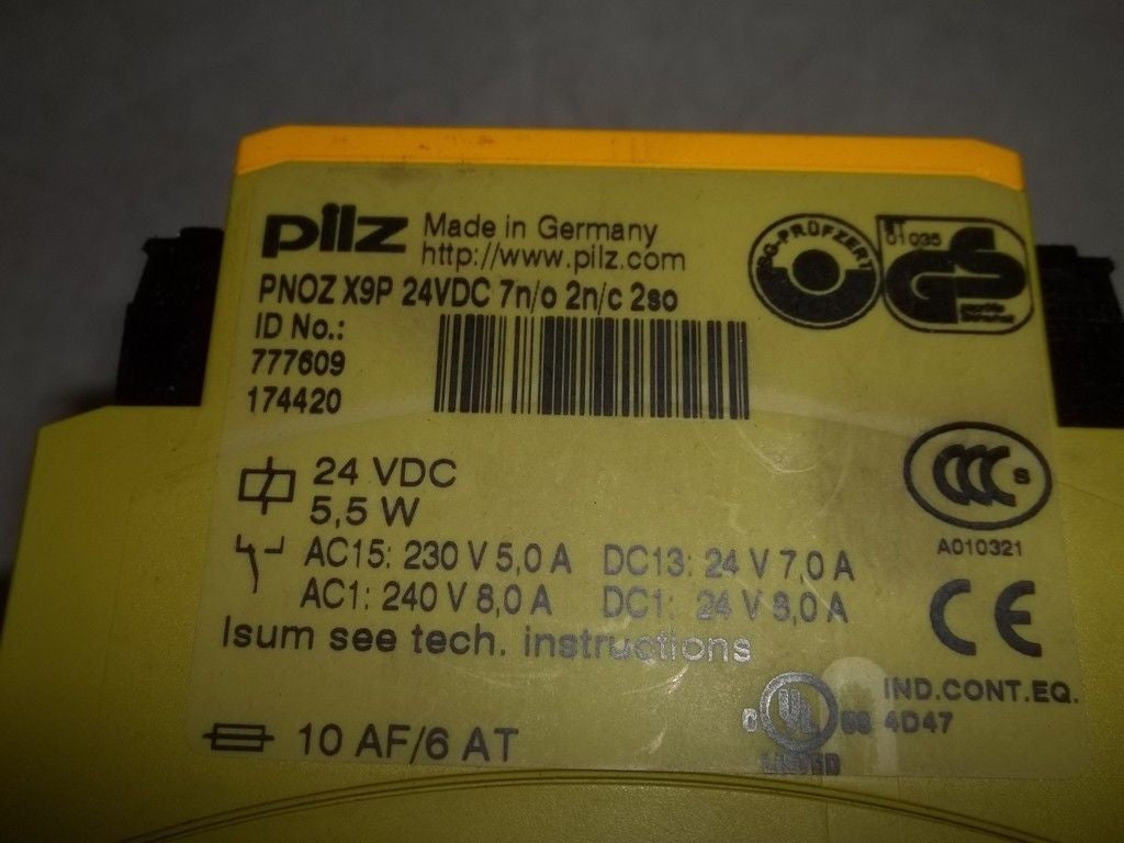 PILZ PNOZX9P24VDC7n/o2n/c2so *USED*