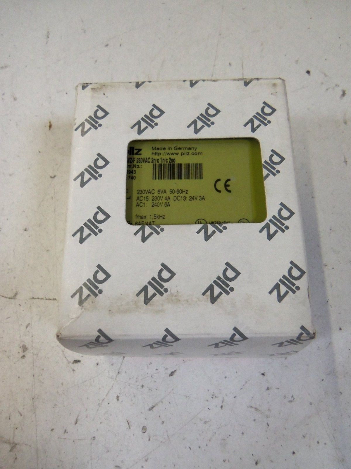 PILZ PSWZ-F230VAC2n/o1n/c2so SAFETY RELAY 230VAC  *NEW IN BOX*