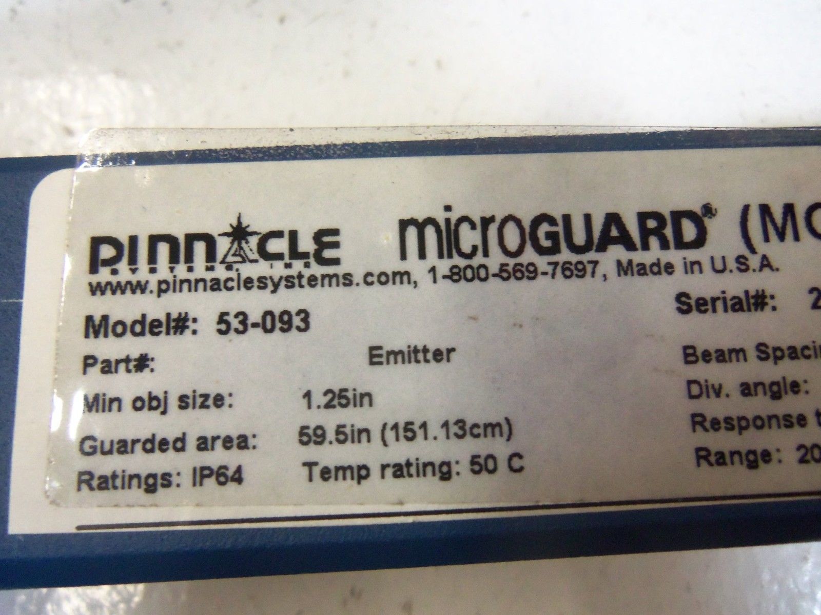 PINNACLE 53-093 *USED*