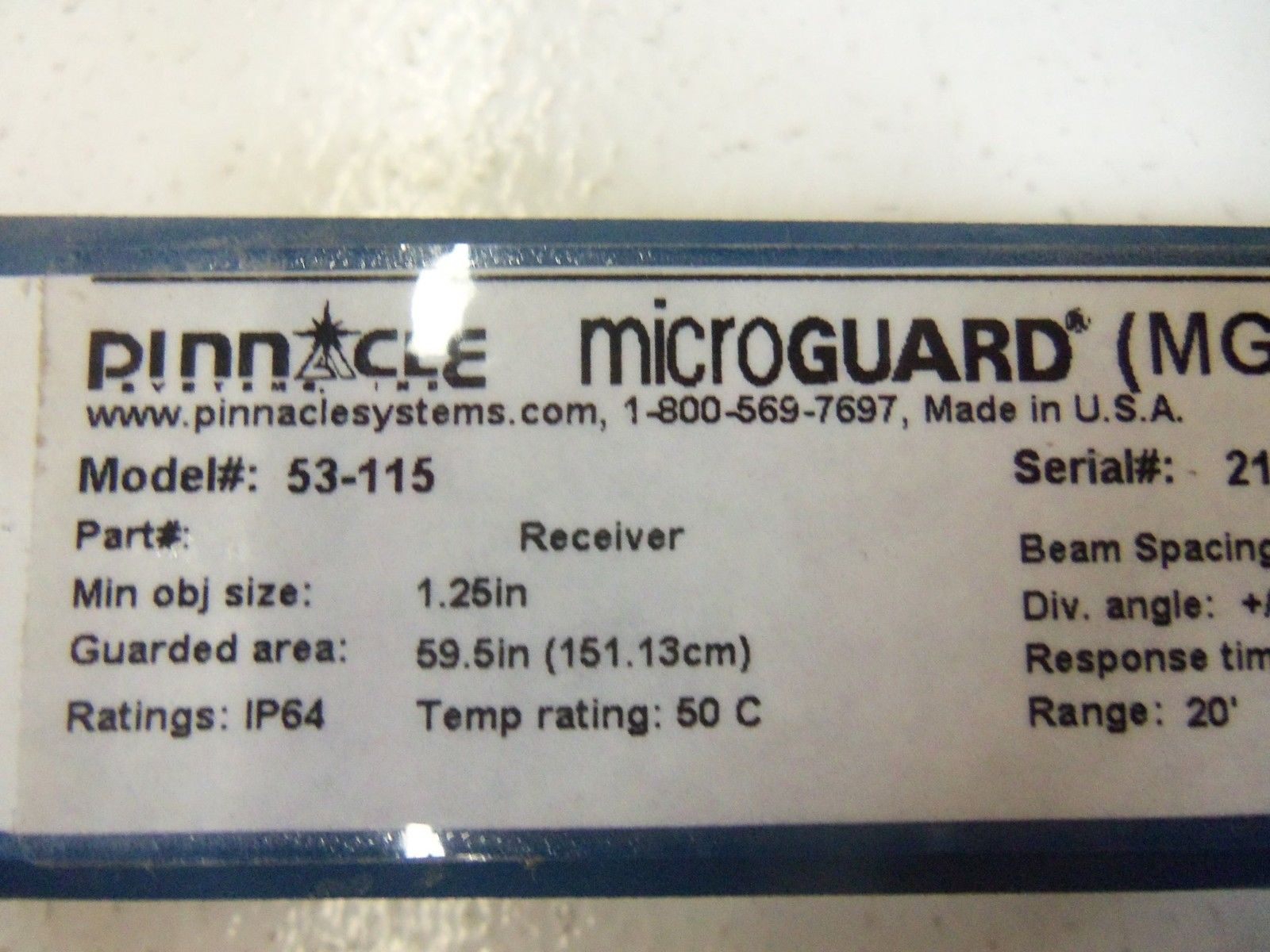 PINNACLE 53-115 RECEIVER *USED*