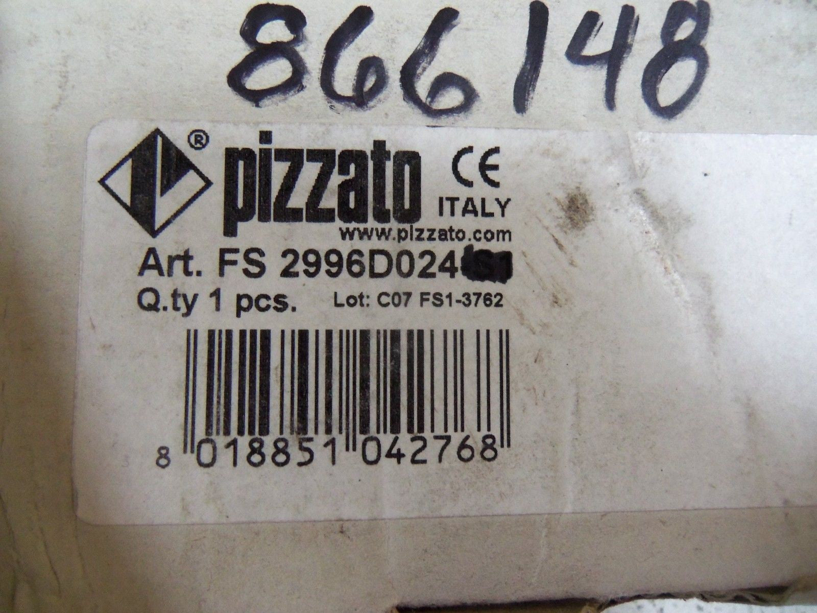 PIZZATO SAFETY SWITCH FS 2996D024 *USED*