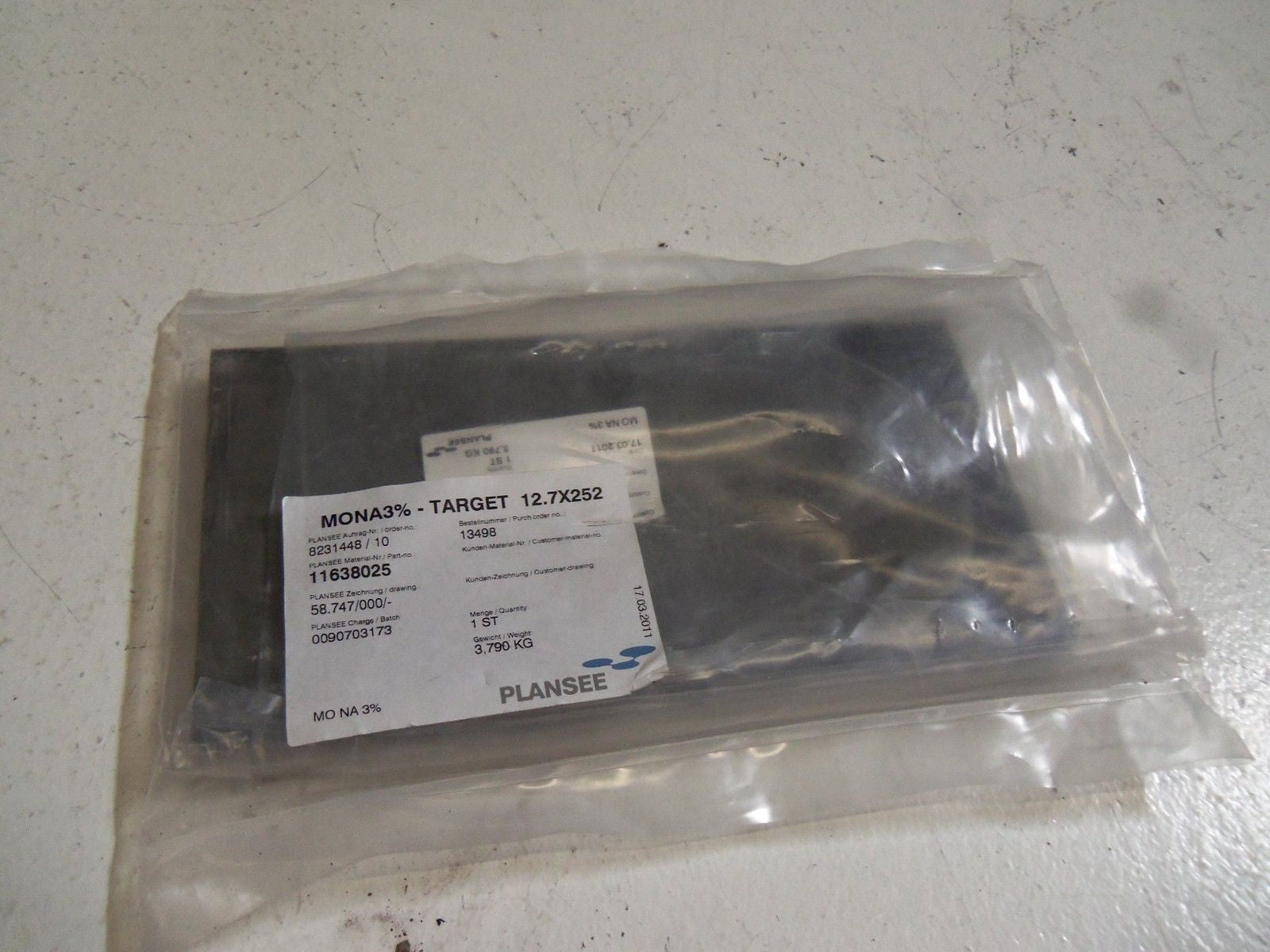PLANSEE 11638025 *USED*