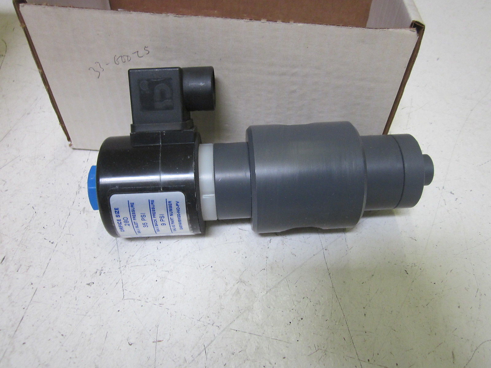 PLAST-O-MATIC EASY4V8W20-NO-PV VALVE *NEW IN BOX*