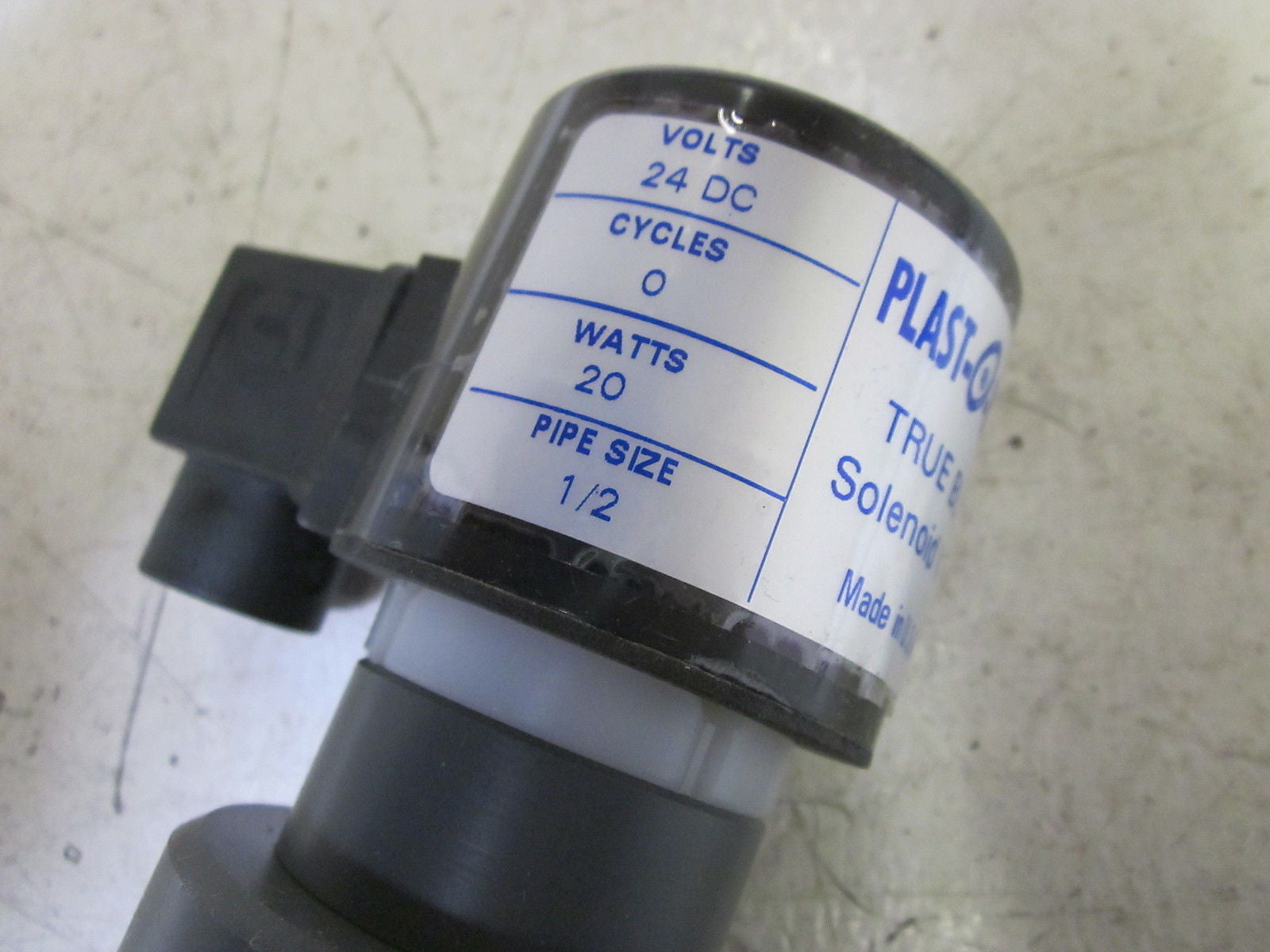 PLAST-O-MATIC EASY4V8W20-NO-PV VALVE *NEW IN BOX*