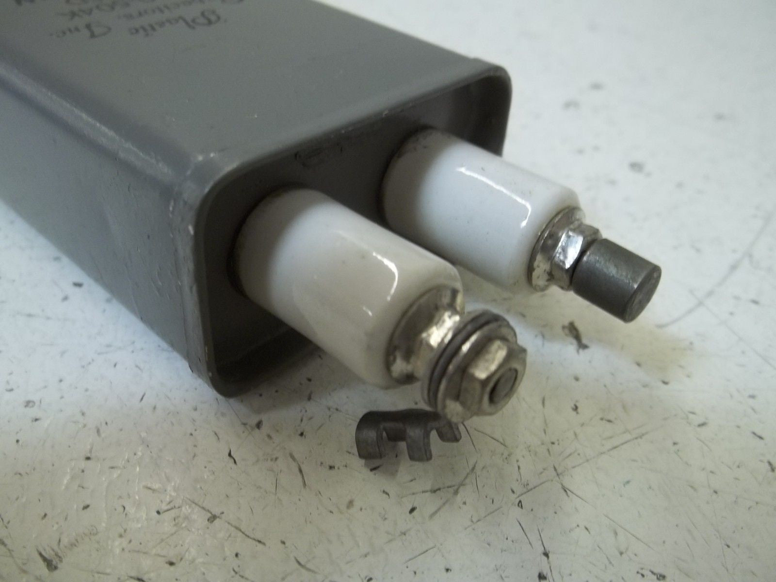 PLASTIC LK50-504K CAPACITOR .5MFD 5000 VDCW *USED*