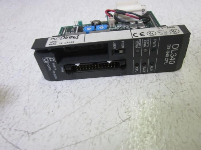 PLC  DIRECT D3-340 CPU MODULE *USED*