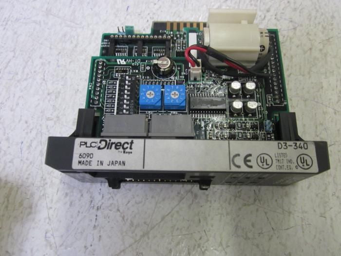 PLC  DIRECT D3-340 CPU MODULE *USED*
