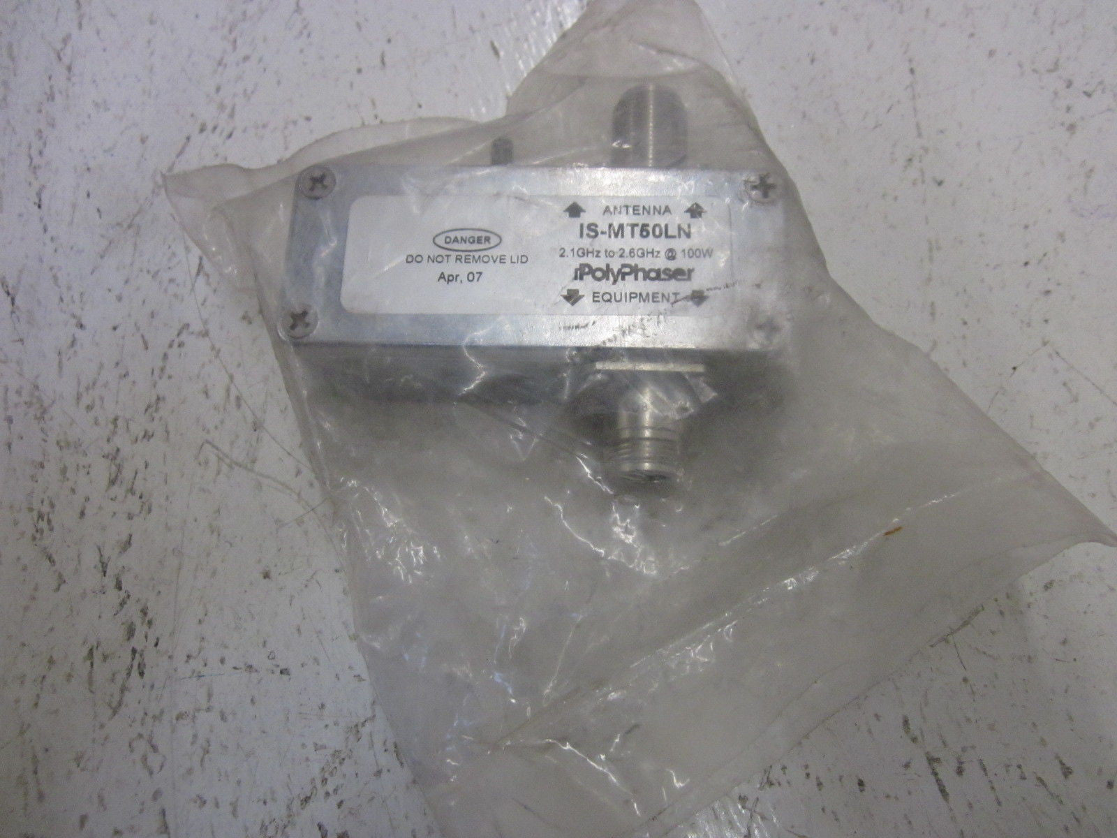POLYPHASER CORPORATION IS-MT50LN IMPULSE SURGE SURPESSOR *NEW NO BOX*