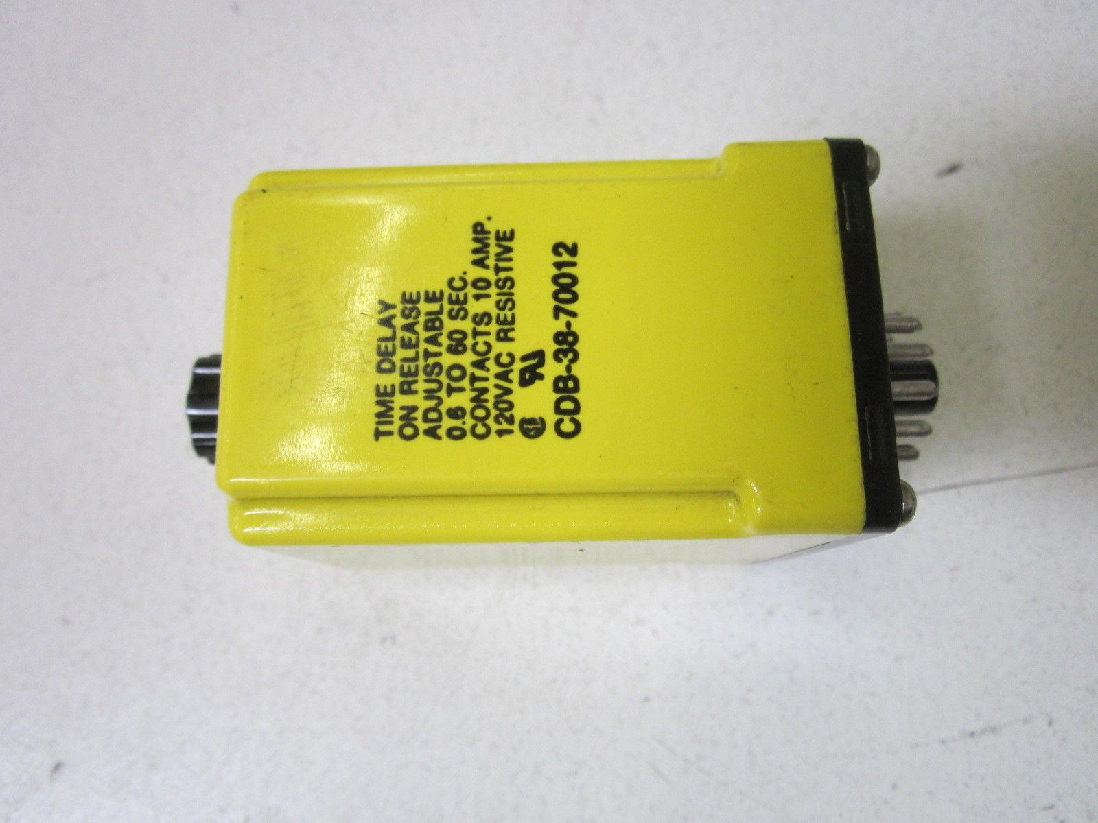 POTTER & BRUMFIELD CDB-38-70012 TIME DELAY RELAY 0.6-60 SEC *USED*