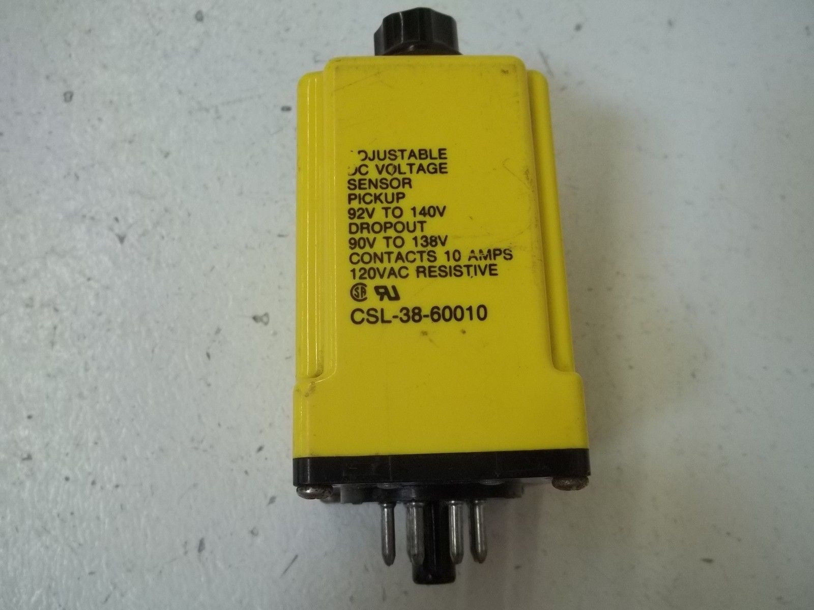 POTTER & BRUMFIELD CSL-38-60010 VOLTAGE SENSOR RELAY *USED*
