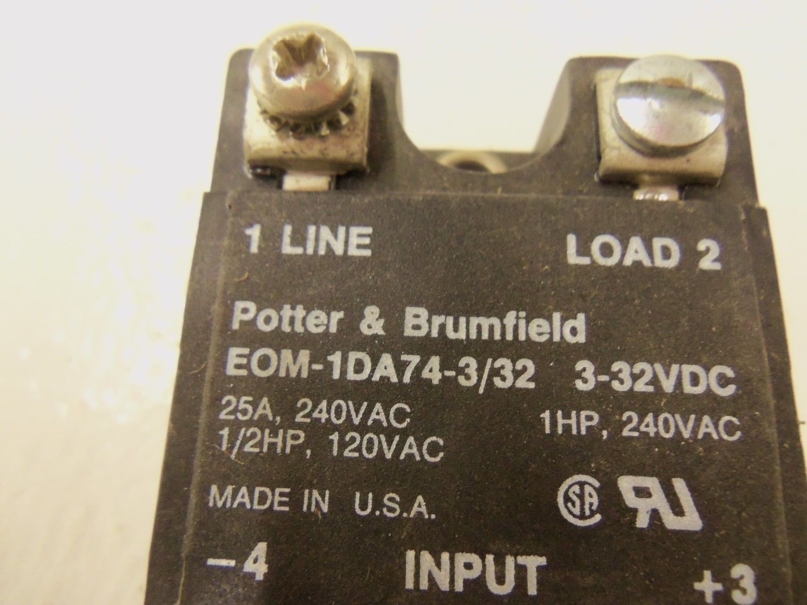 POTTER & BRUMFIELD EOM-1DA74-3/32 *USED*