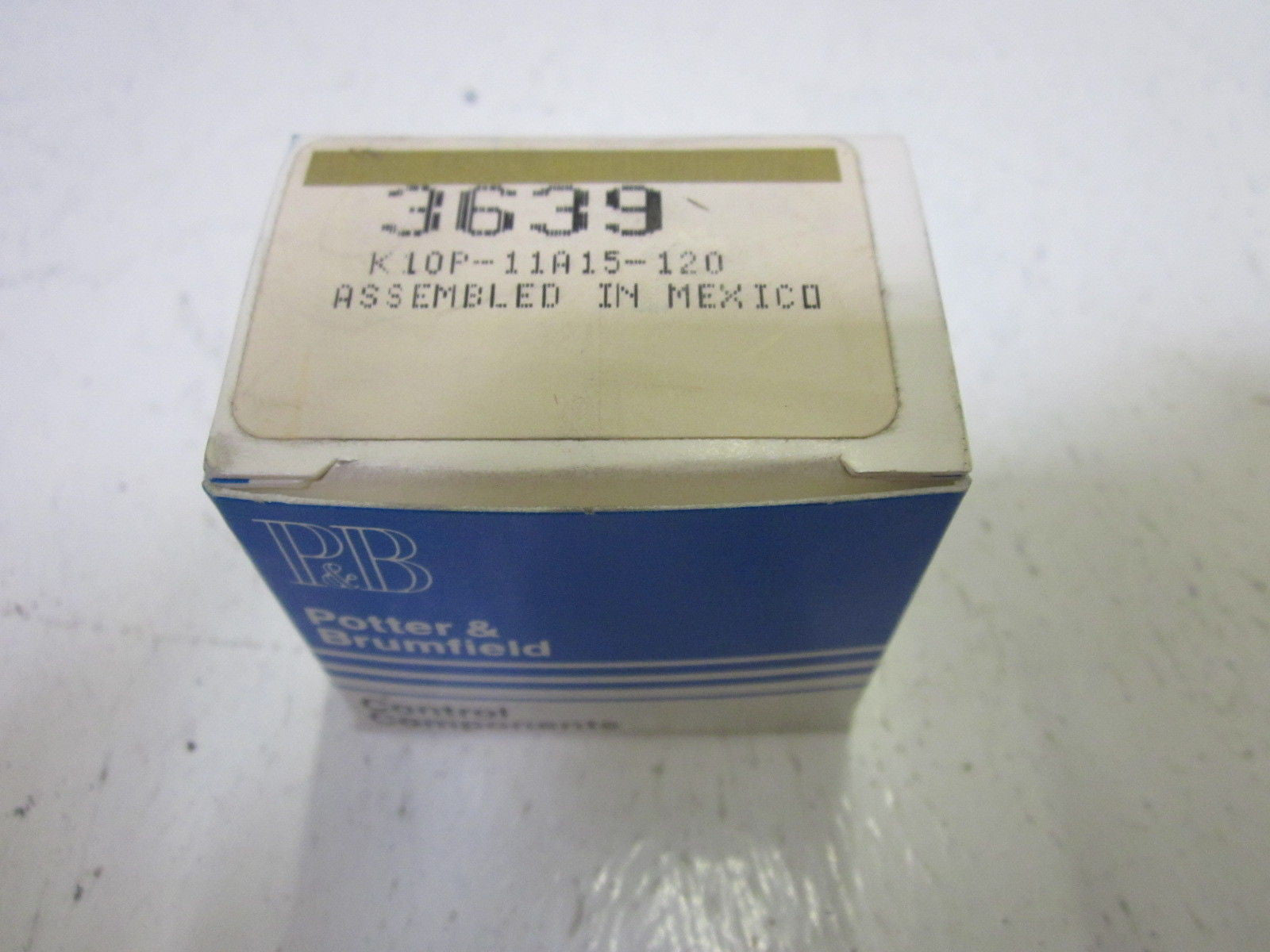 POTTER & BRUMFIELD K10P-11A15-120 RELAY 120V *NEW IN BOX*
