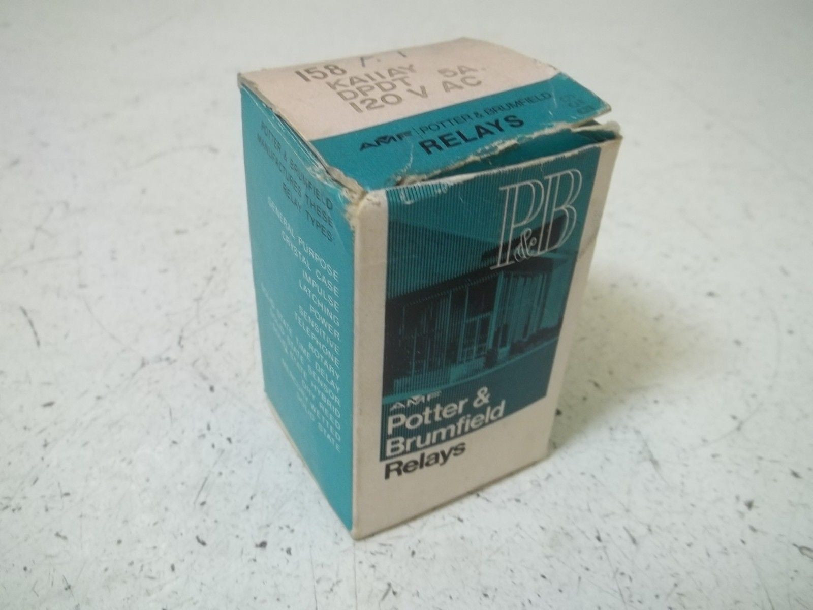 POTTER & BRUMFIELD KA11AY RELAY 120VAC *NEW IN BOX*