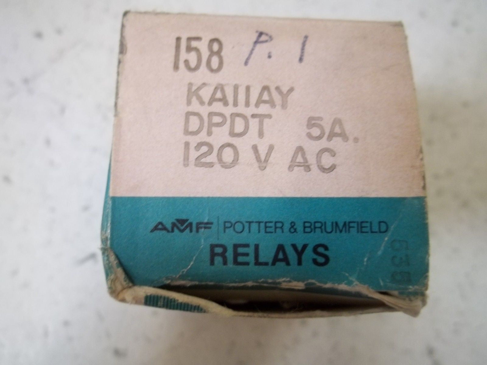 POTTER & BRUMFIELD KA11AY RELAY 120VAC *NEW IN BOX*