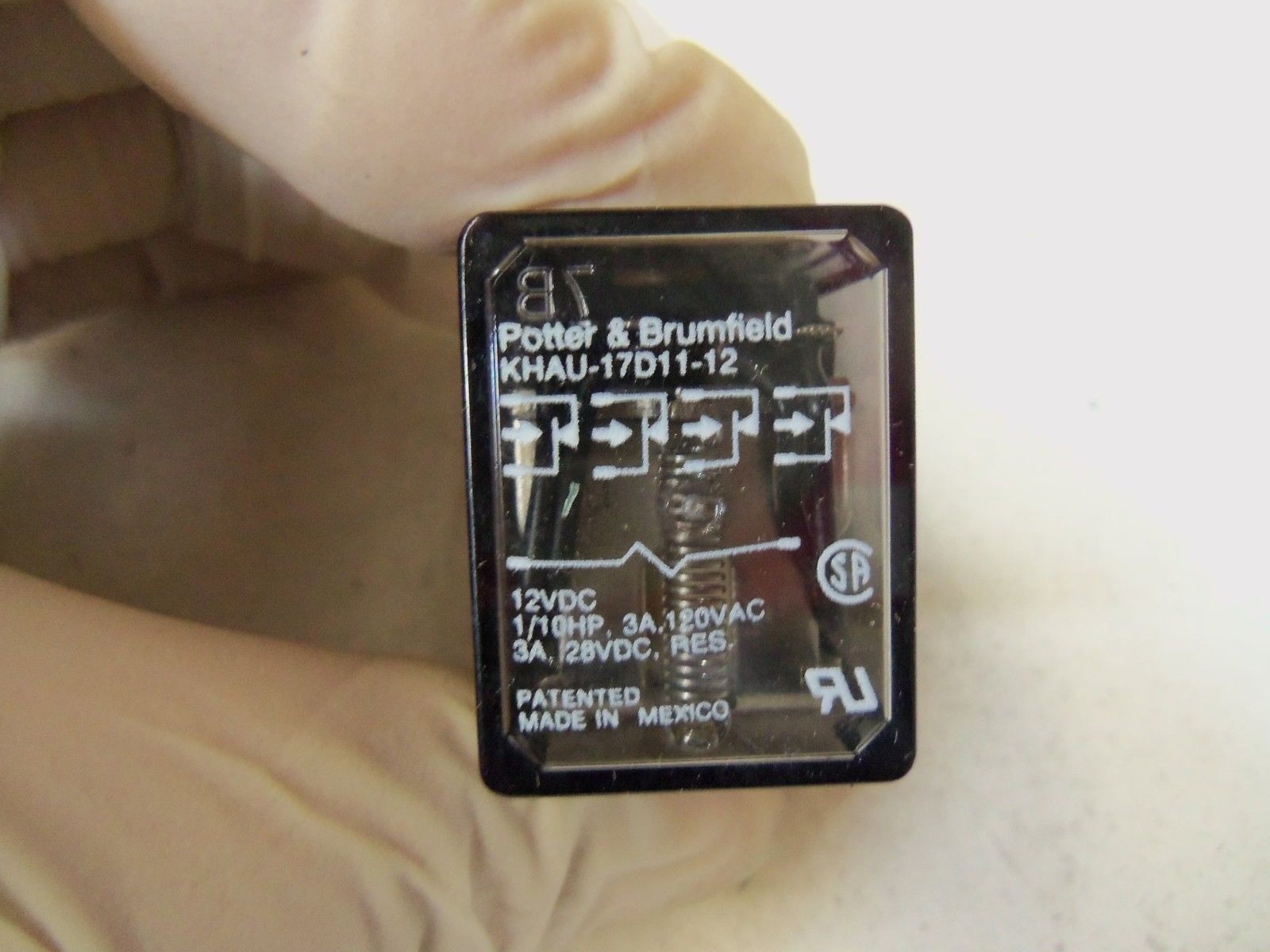 POTTER & BRUMFIELD KHAU-17D11-12 RELAY 12VDC *NEW IN BOX*