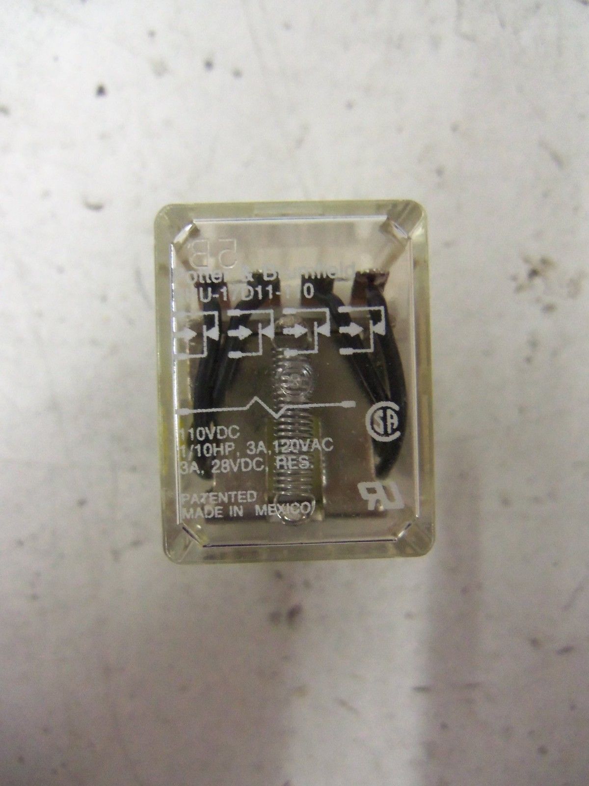 POTTER & BRUMFIELD KHU-17D11-110V RELAY *NEW IN BOX*