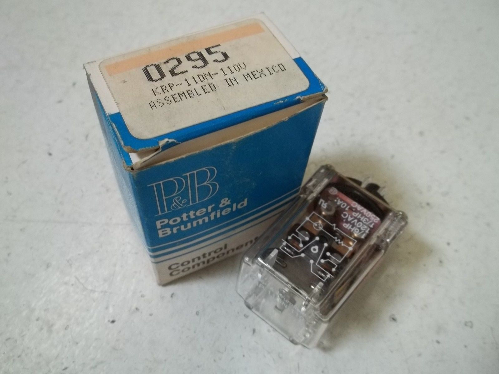 POTTER & BRUMFIELD KRP-11DN-110 RELAY 110VDC *NEW IN BOX*