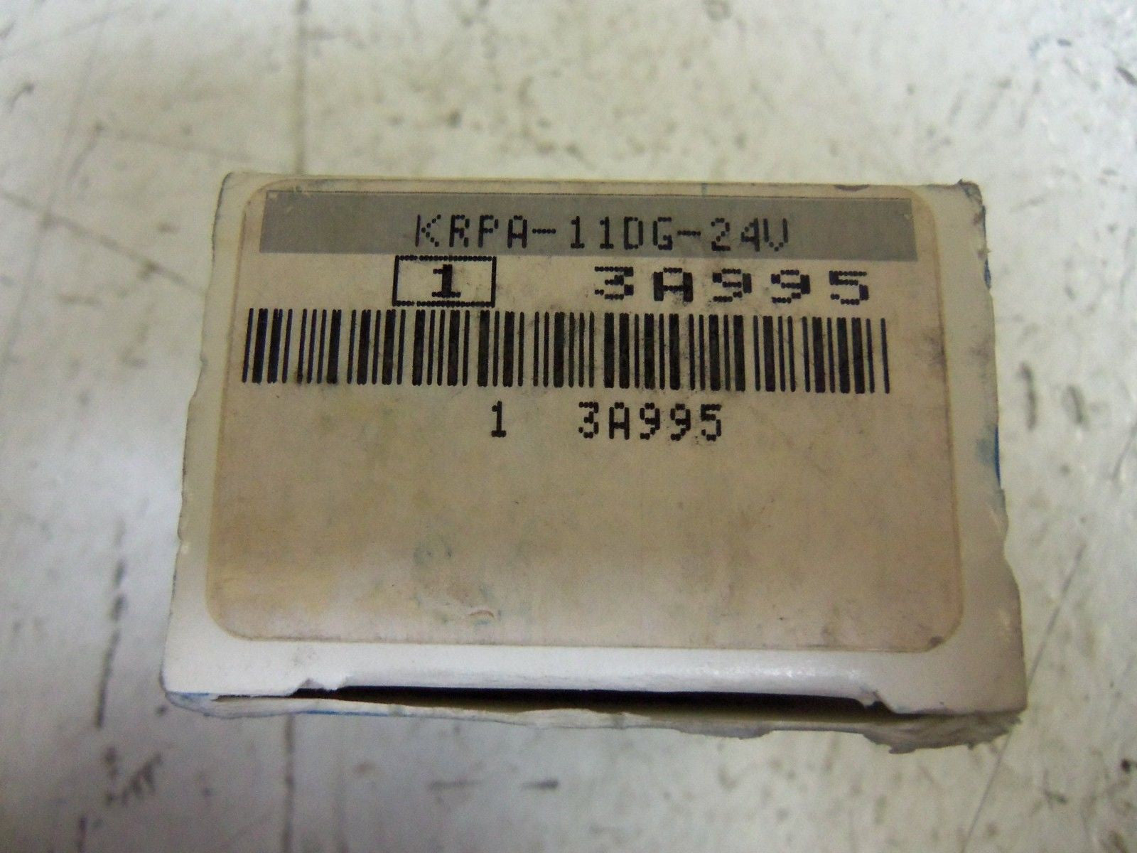 POTTER & BRUMFIELD KRPA-11DG-24 RELAY 24VDC *NEW IN BOX*