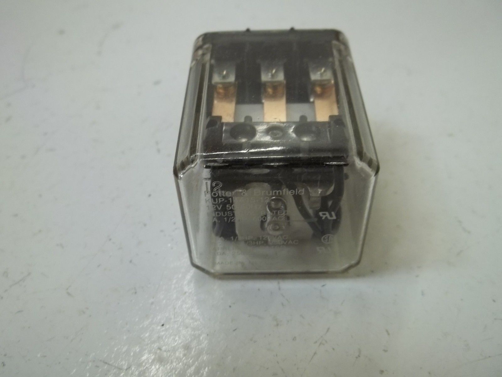 POTTER & BRUMFIELD KUP-14A15-12 RELAY 12VAC *NEW IN BOX*