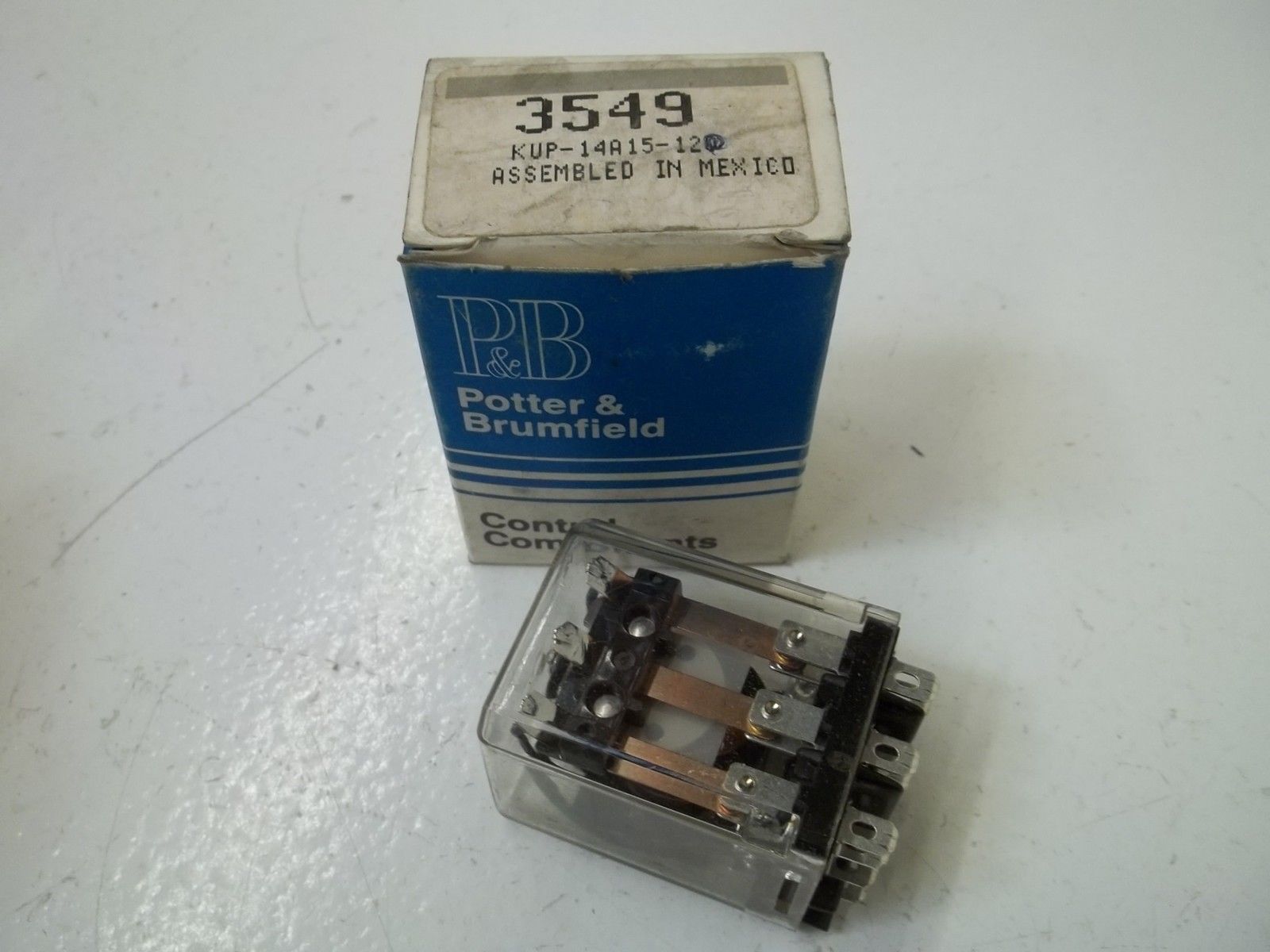 POTTER & BRUMFIELD KUP-14A15-12 RELAY 12VAC *NEW IN BOX*
