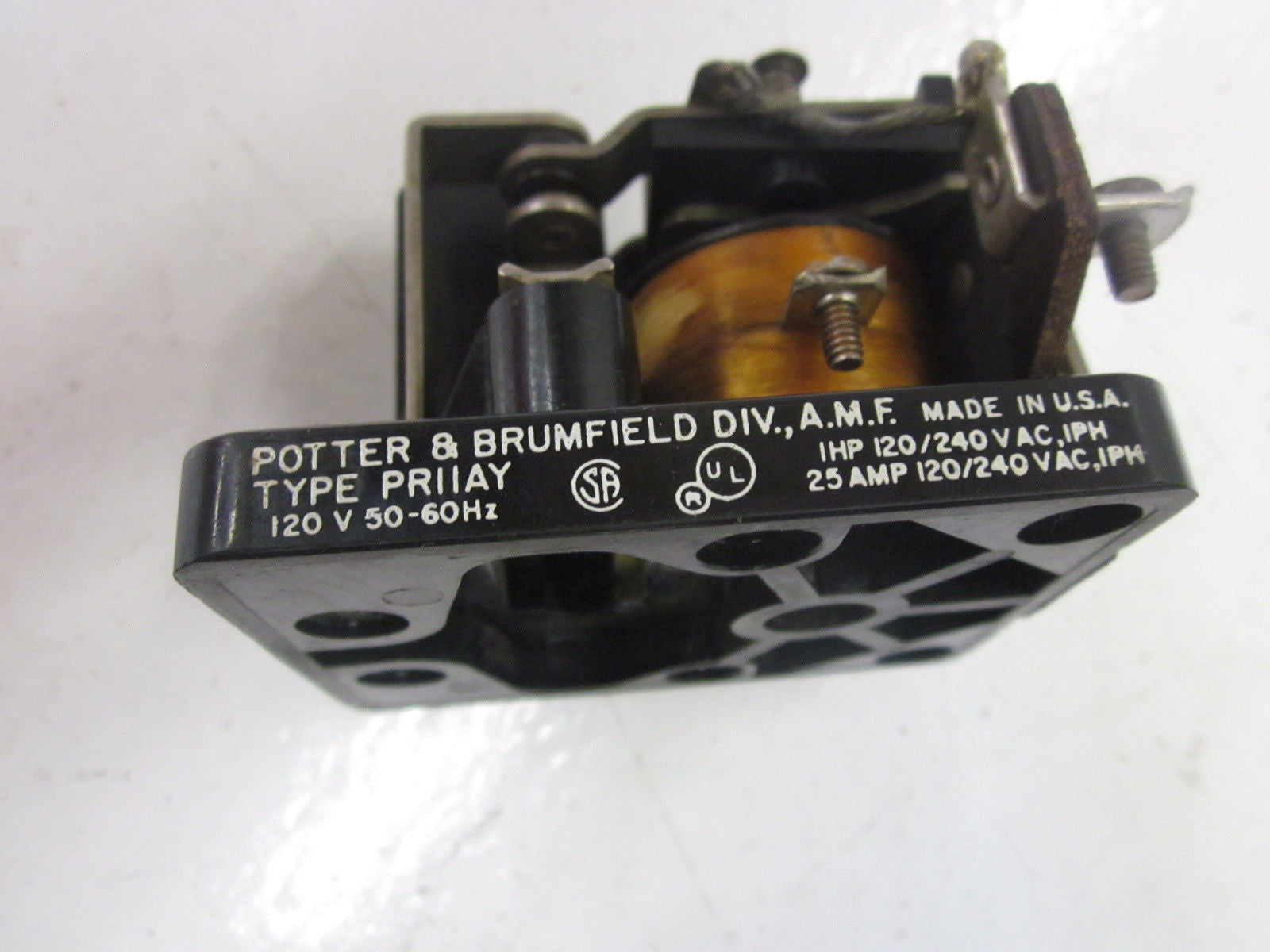 POTTER & BRUMFIELD PR11AY 120V 50-60HZ *USED*
