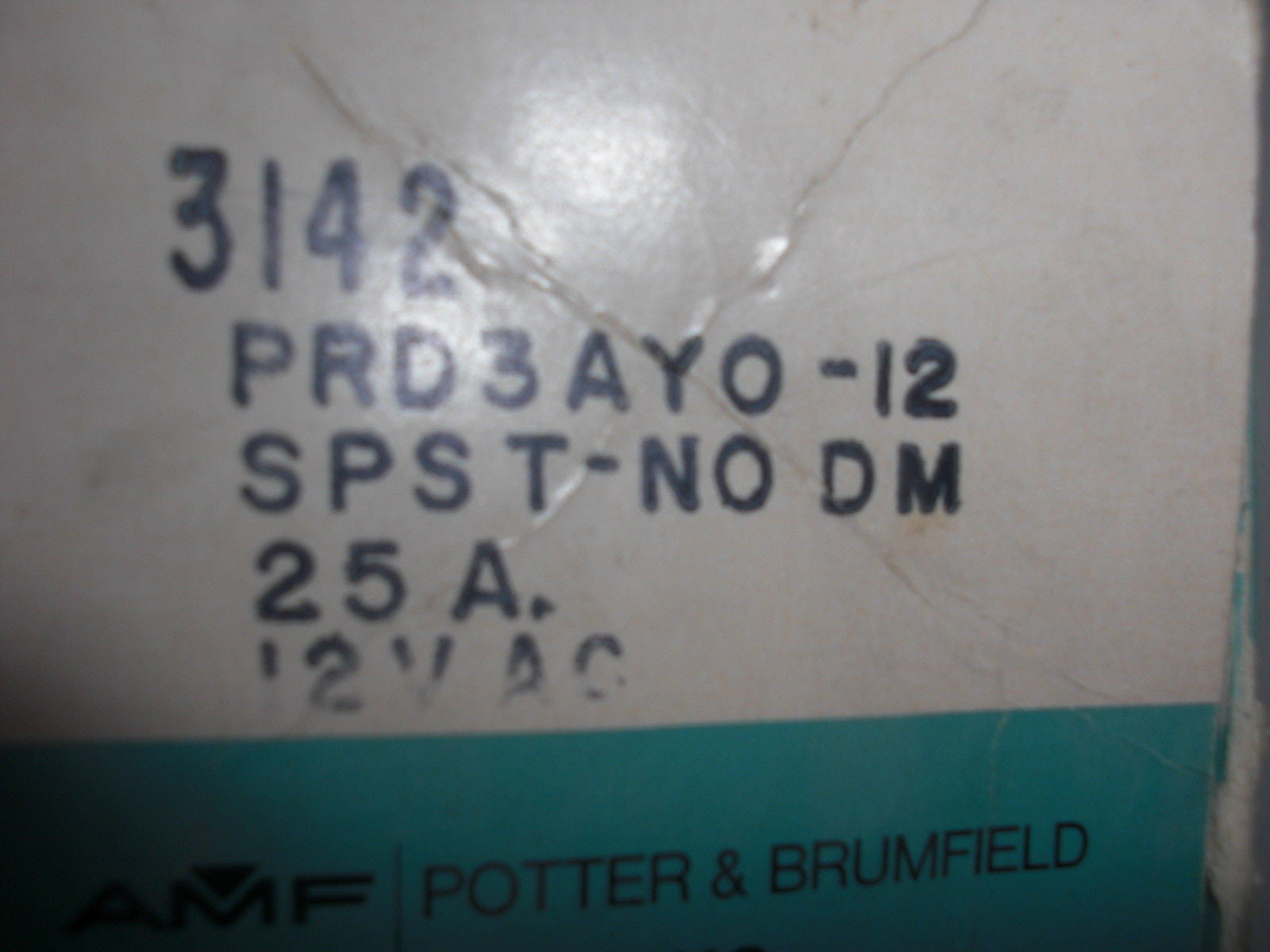 POTTER & BRUMFIELD PRD3AY0-12/ SPST-NODM RELAY *NEW IN BOX*