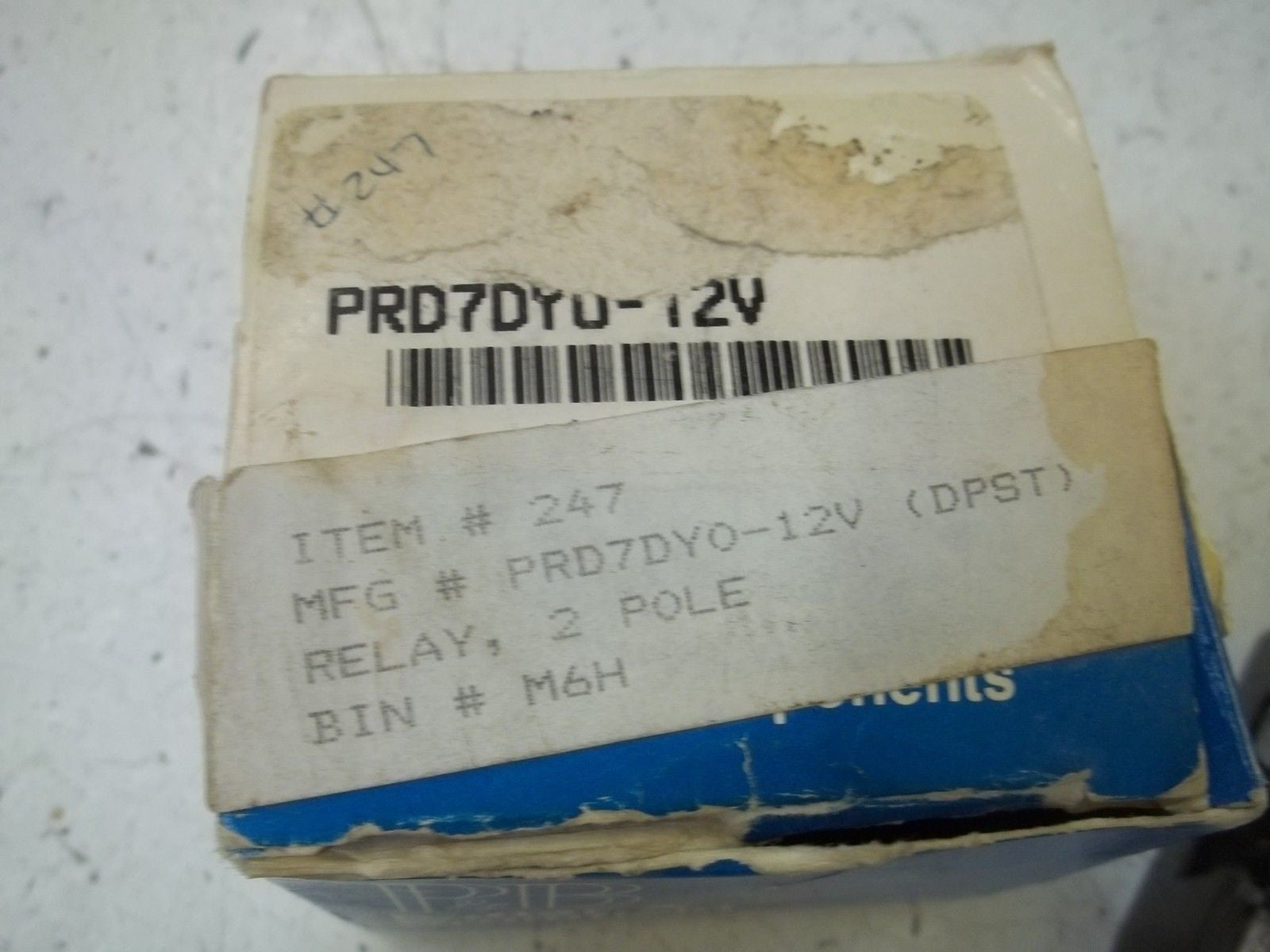 POTTER & BRUMFIELD PRD-7DY0-12 RELAY 12VDC *NEW IN BOX*