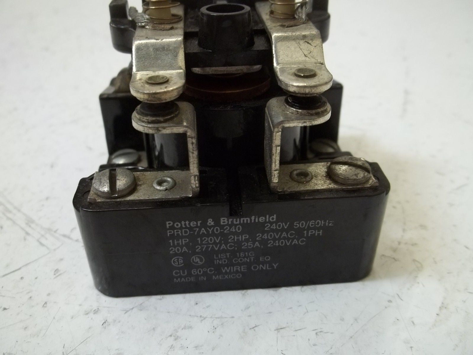 POTTER & BRUMFIELD PRD-7AY0-240 240V RELAY *USED*