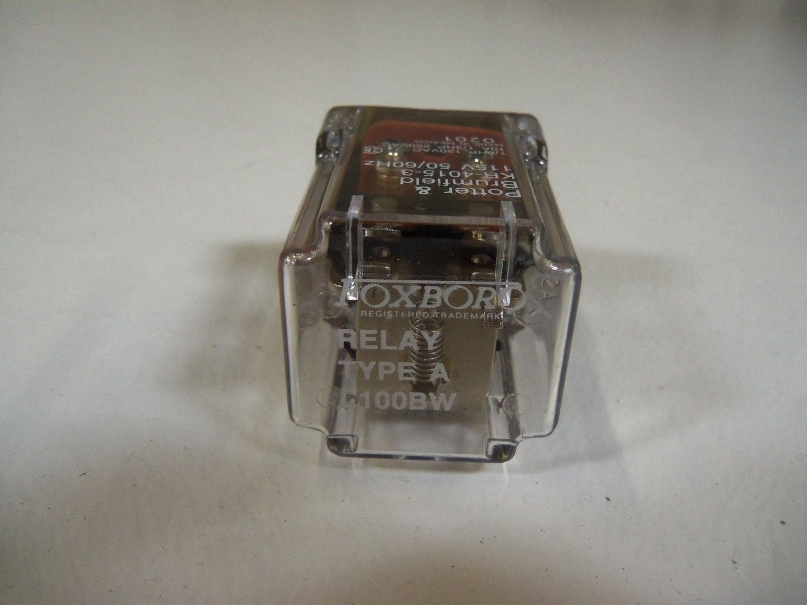 POTTER & BRUMFIELD RELAY KR-4015-3 / FOXBORO TYPE A L100BW 115V *USED*
