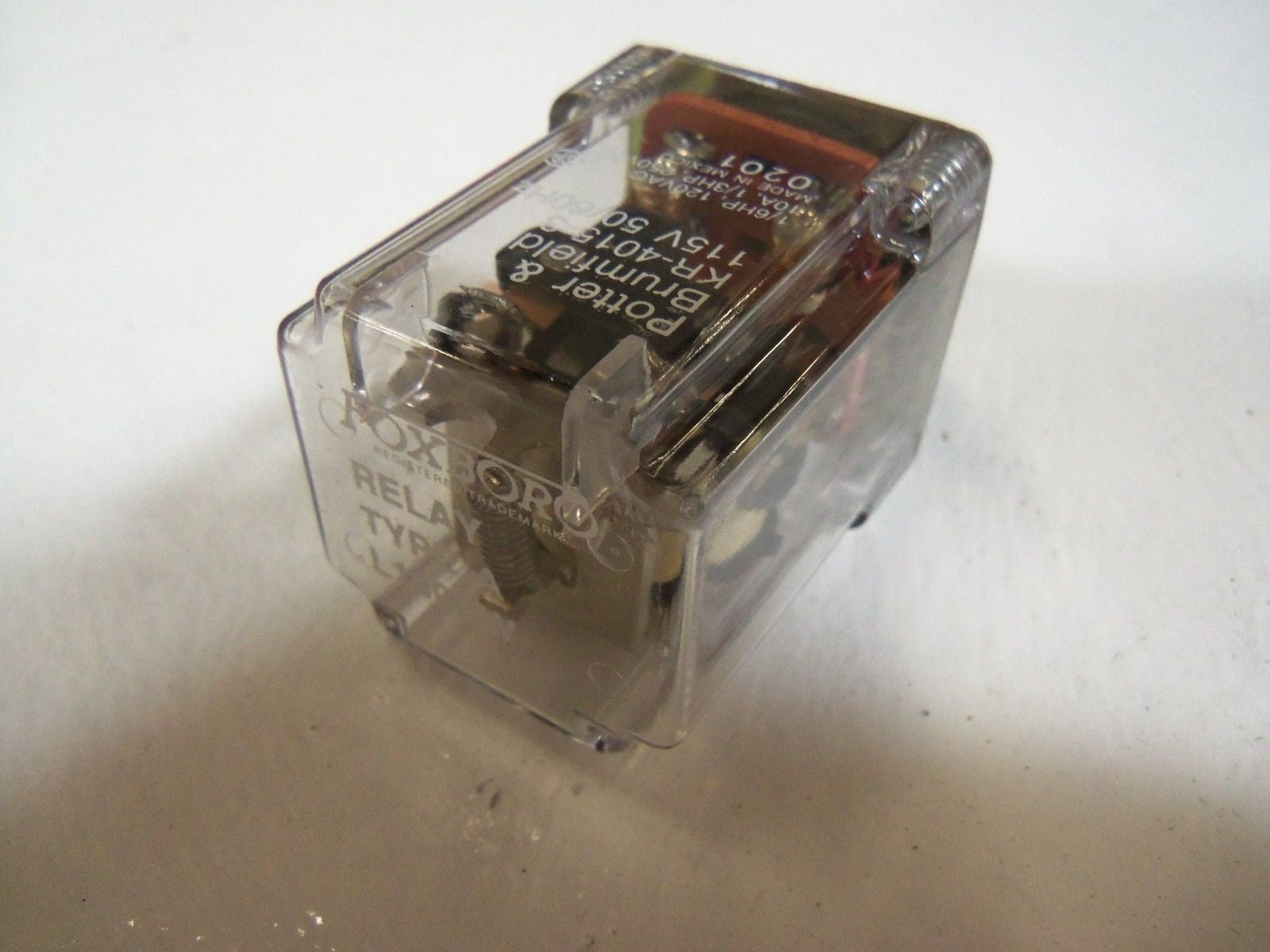 POTTER & BRUMFIELD RELAY KR-4015-3 / FOXBORO TYPE A L100BW 115V *USED*