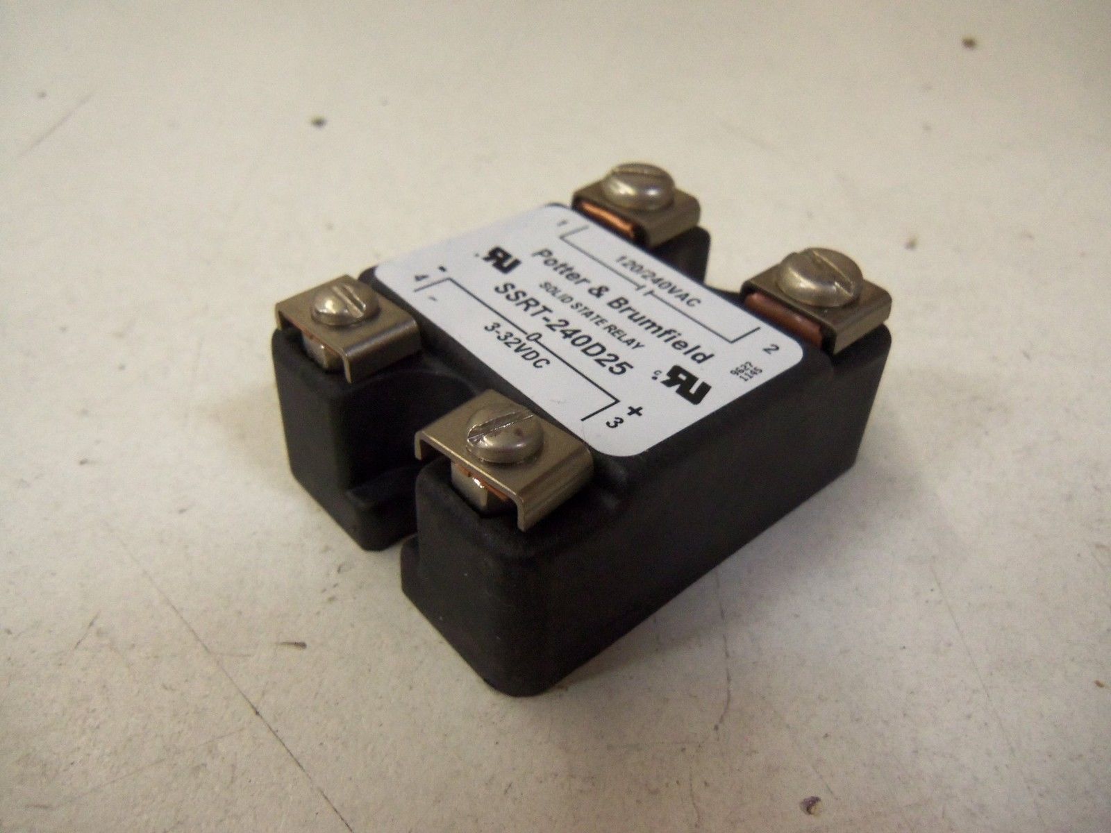 POTTER & BRUMFIELD SSRT-240D25 SOLID STATE RELAY *USED*