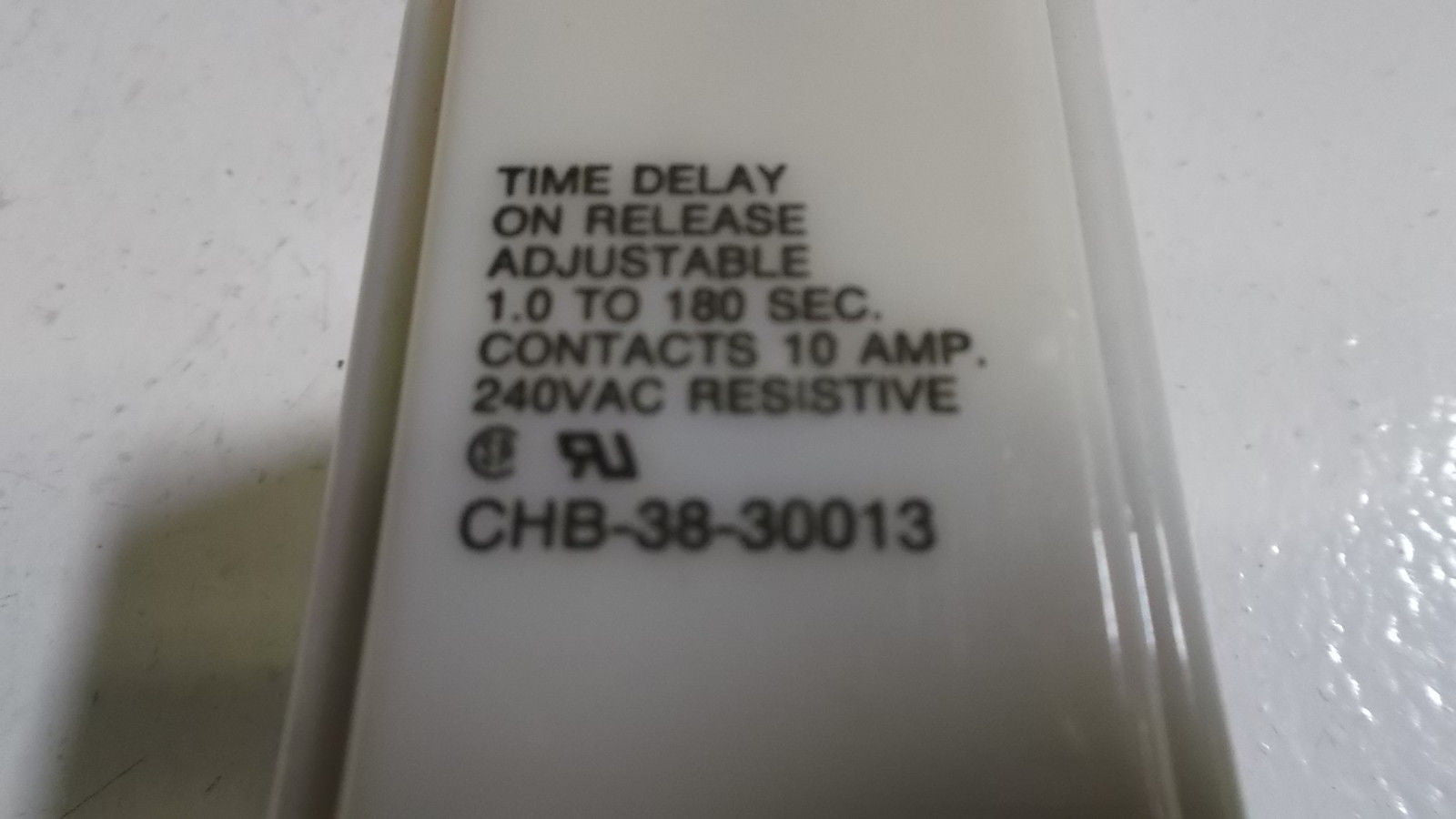 POTTER & BRUMFIELD CHB-38-30013 TIME DELAY RELAY *USED*